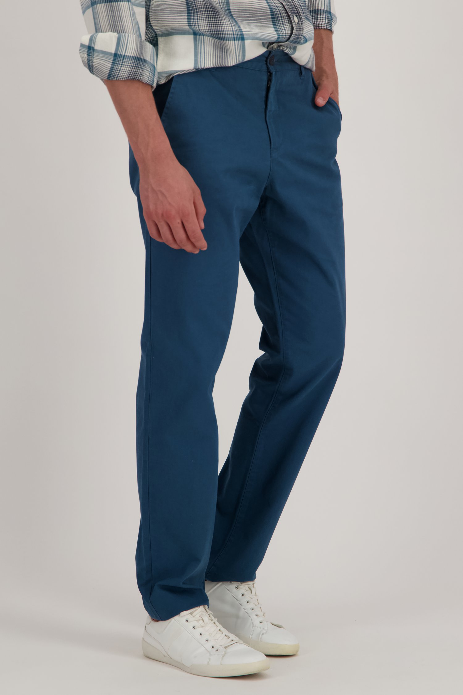 Blauwe chino van Casual Five voor Heren
