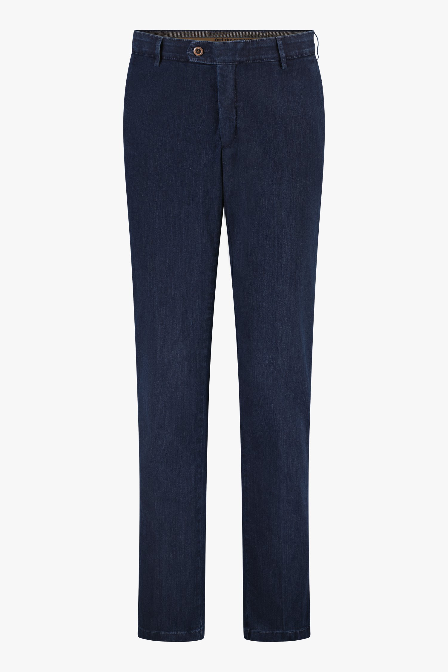 Productfoto 1 van Blauwe chino denim – Luc - regular fit door Brassville voor Heren