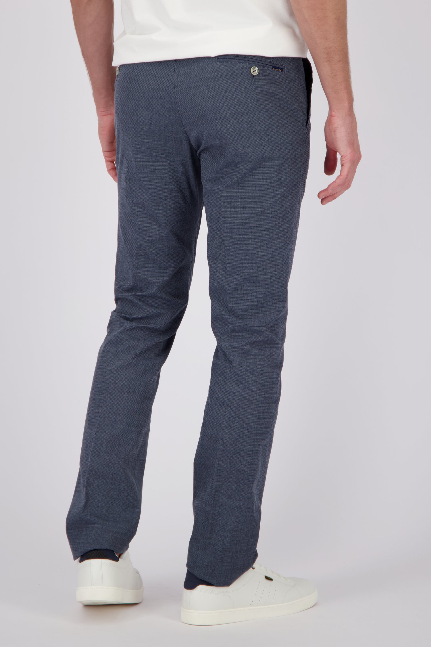 Achterkant van Blauwe chino jeanslook – Vancouver – Regular fit door Brassville voor Heren