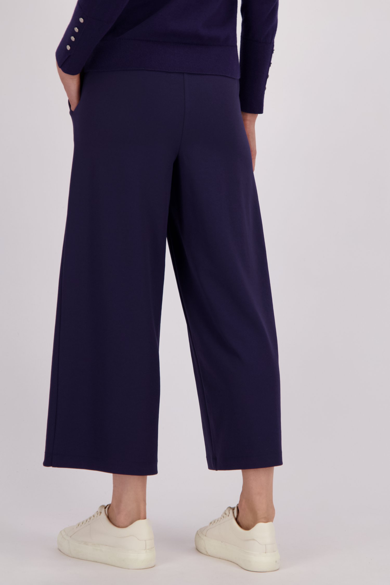 Achterkant van Blauwe culotte met stretch  door Liberty Island voor Dames