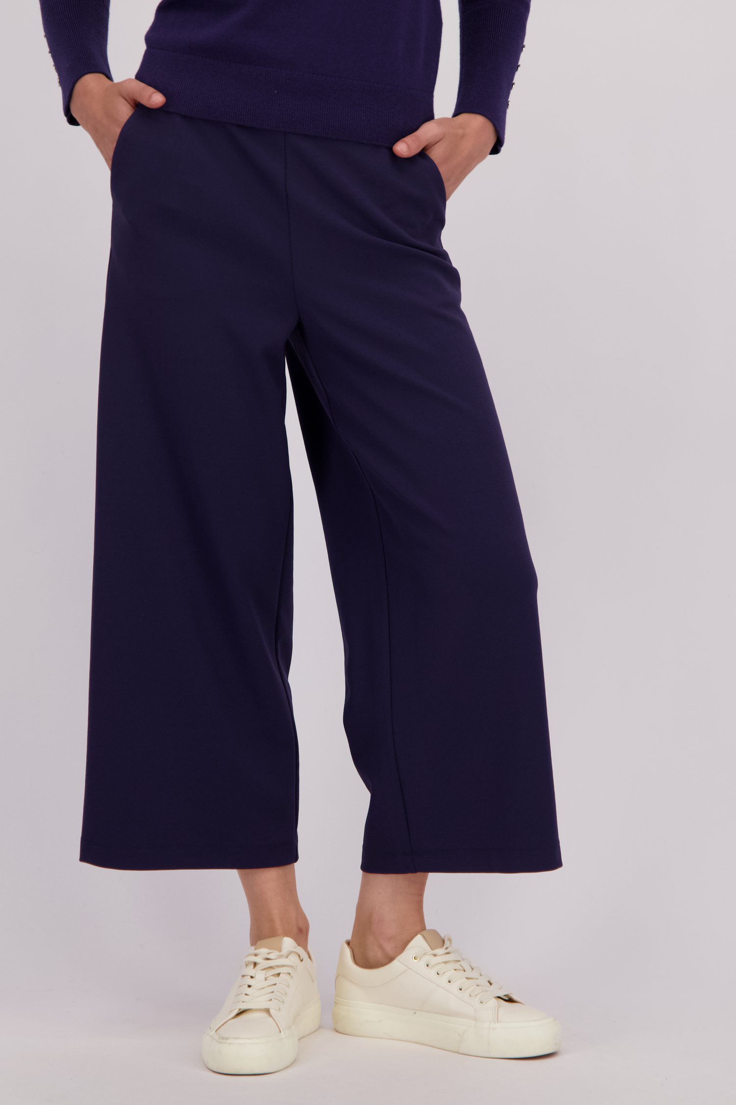 Voorkant van Blauwe culotte met stretch  door Liberty Island voor Dames
