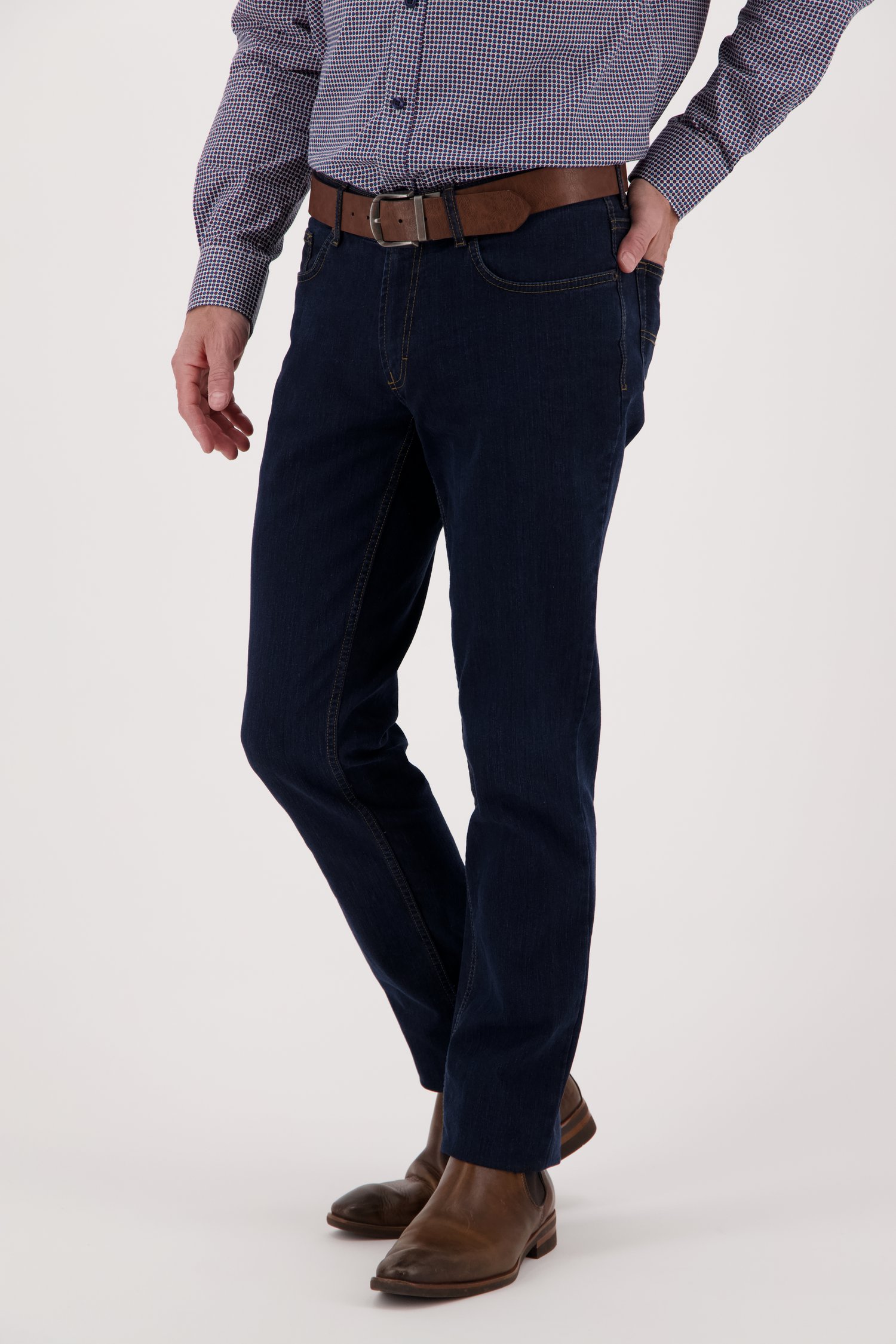 Voorkant van Blauwe denim - Jackson - Regular fit  door Brassville voor Heren