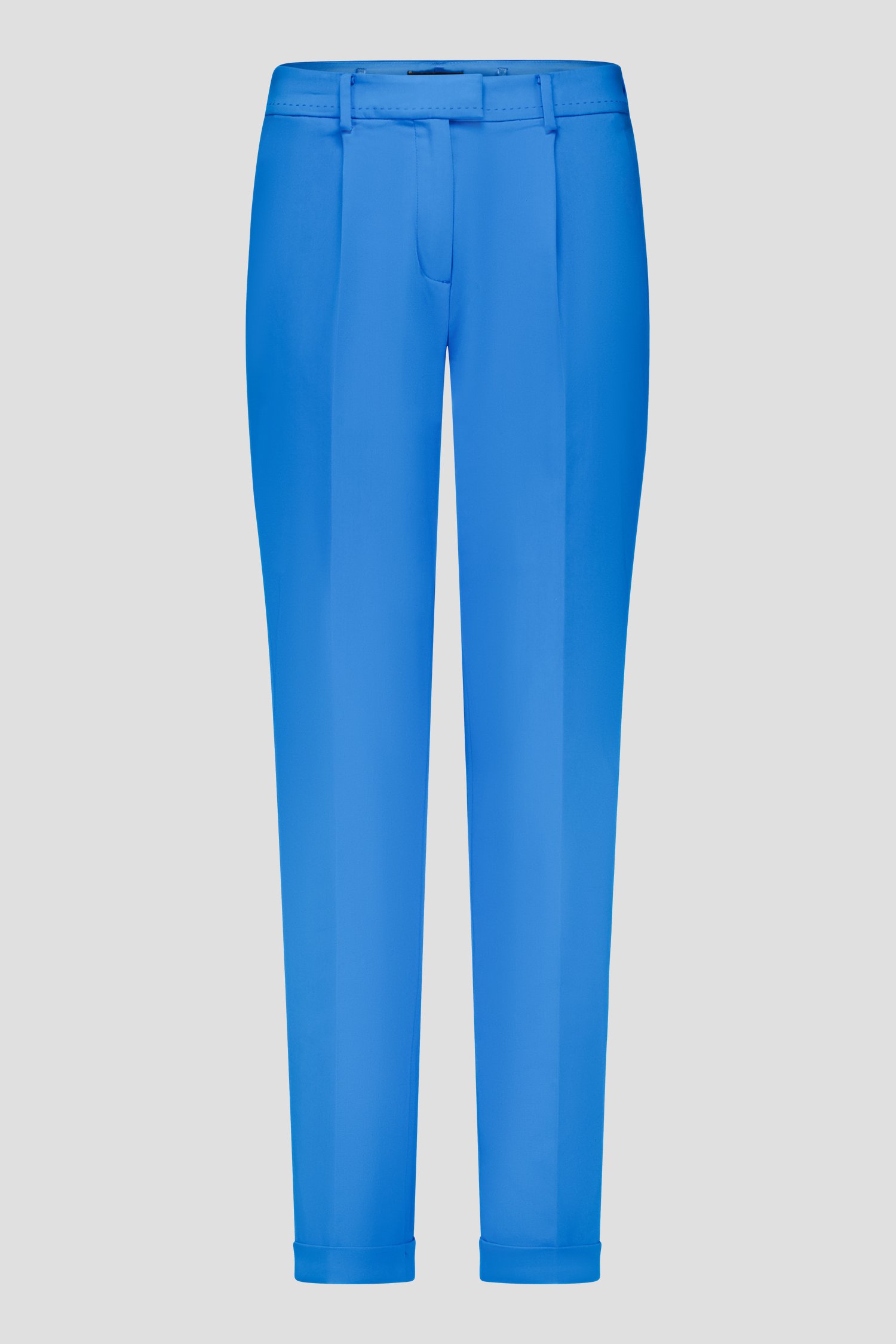 Blauwe geklede broek van More & More voor Dames