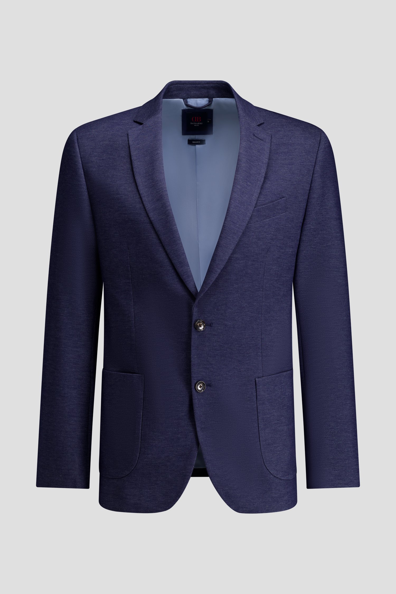 Productfoto 1 van Blauwe gemêleerde blazer door Dansaert Blue voor Heren
