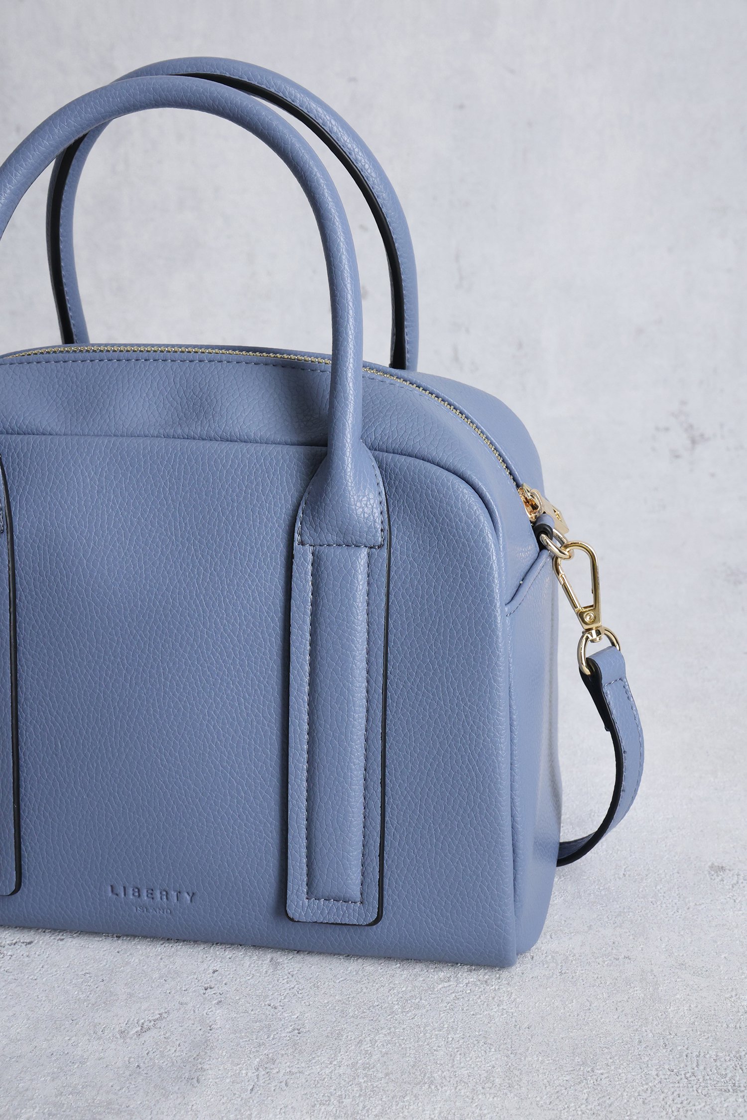 Achterkant van Blauwe handtas door Liberty Island voor Dames
