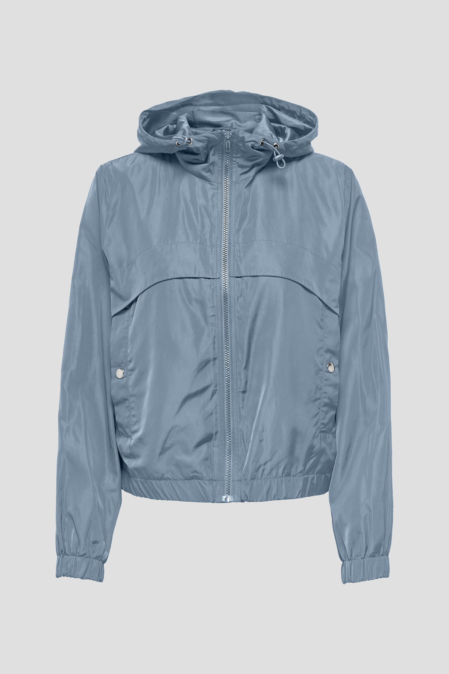 Blauwe jas met kap van JDY voor Dames