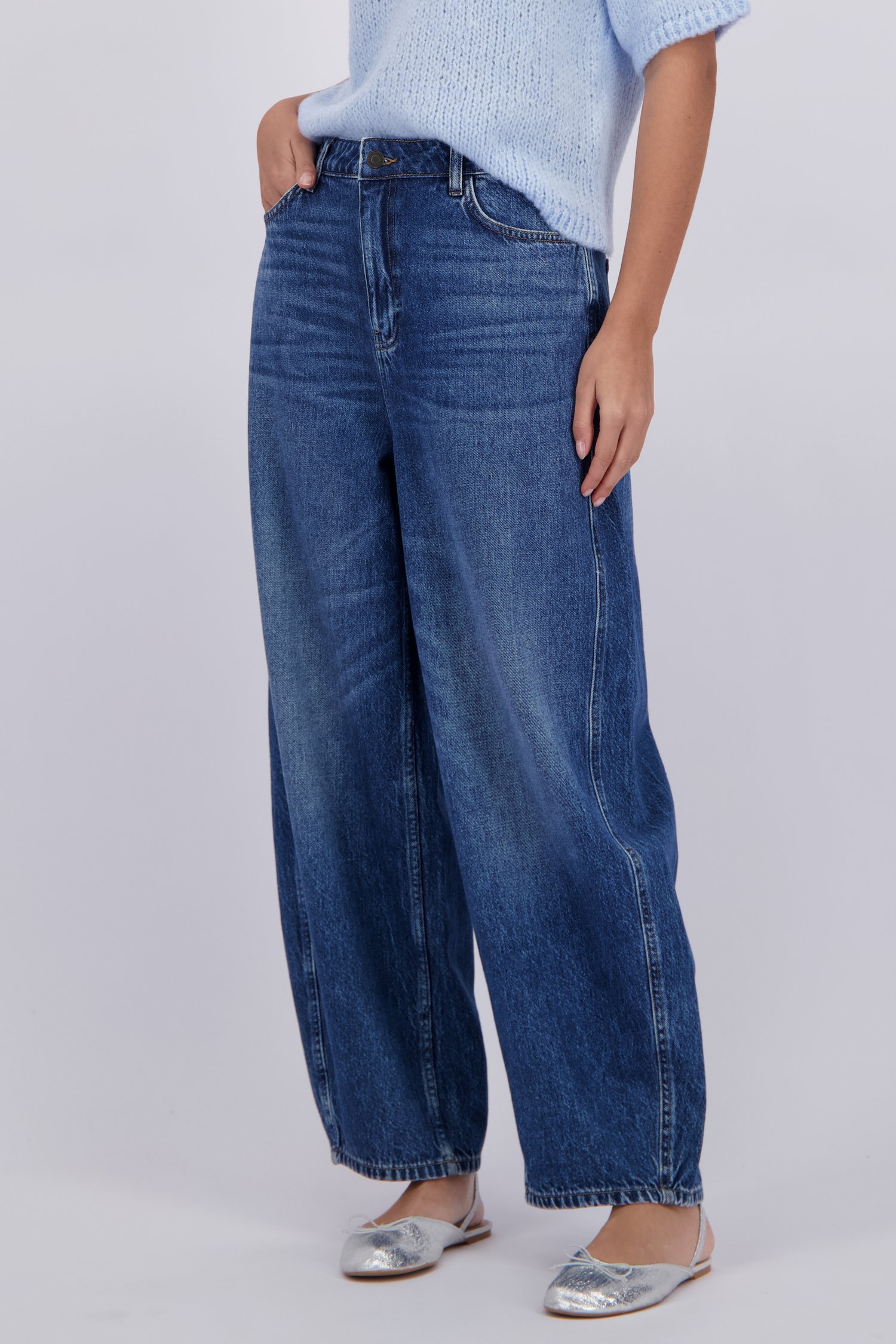 Productfoto 2 van Blauwe jeans - barrel fit door JDY voor Dames