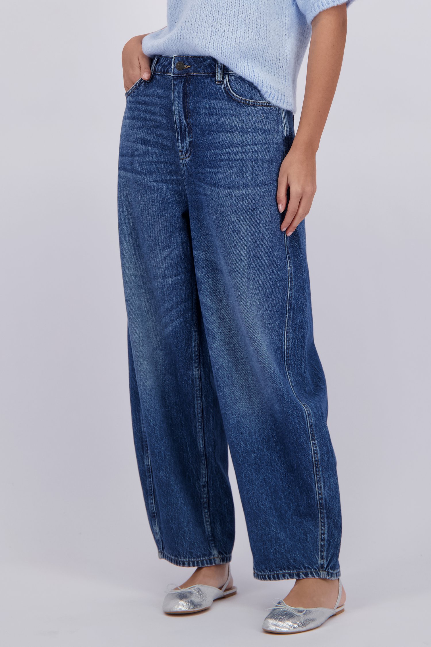 Productfoto 3 van Blauwe jeans - barrel fit door JDY voor Dames