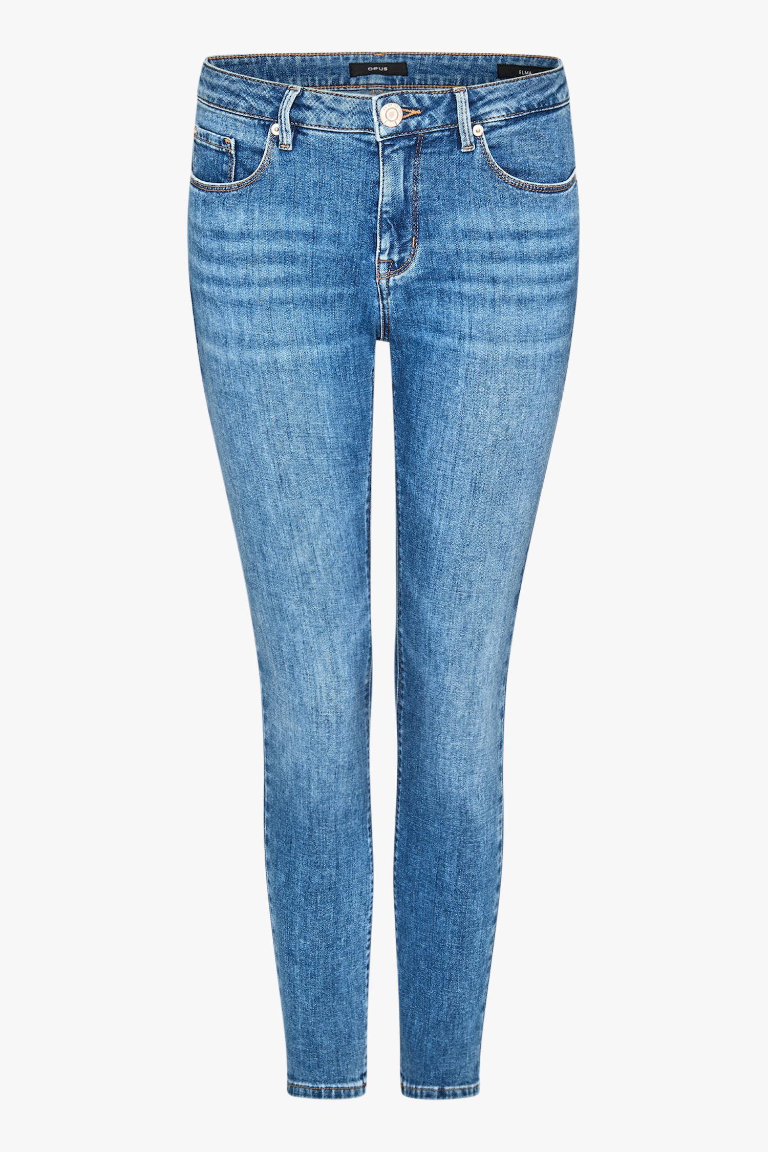 Blauwe jeans - Elma - skinny - L30 van Opus voor Dames