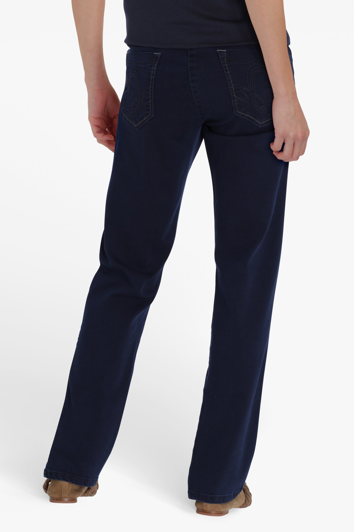 Blauwe jeans met hoge taille - slim fit - L30 van Bicalla voor Dames