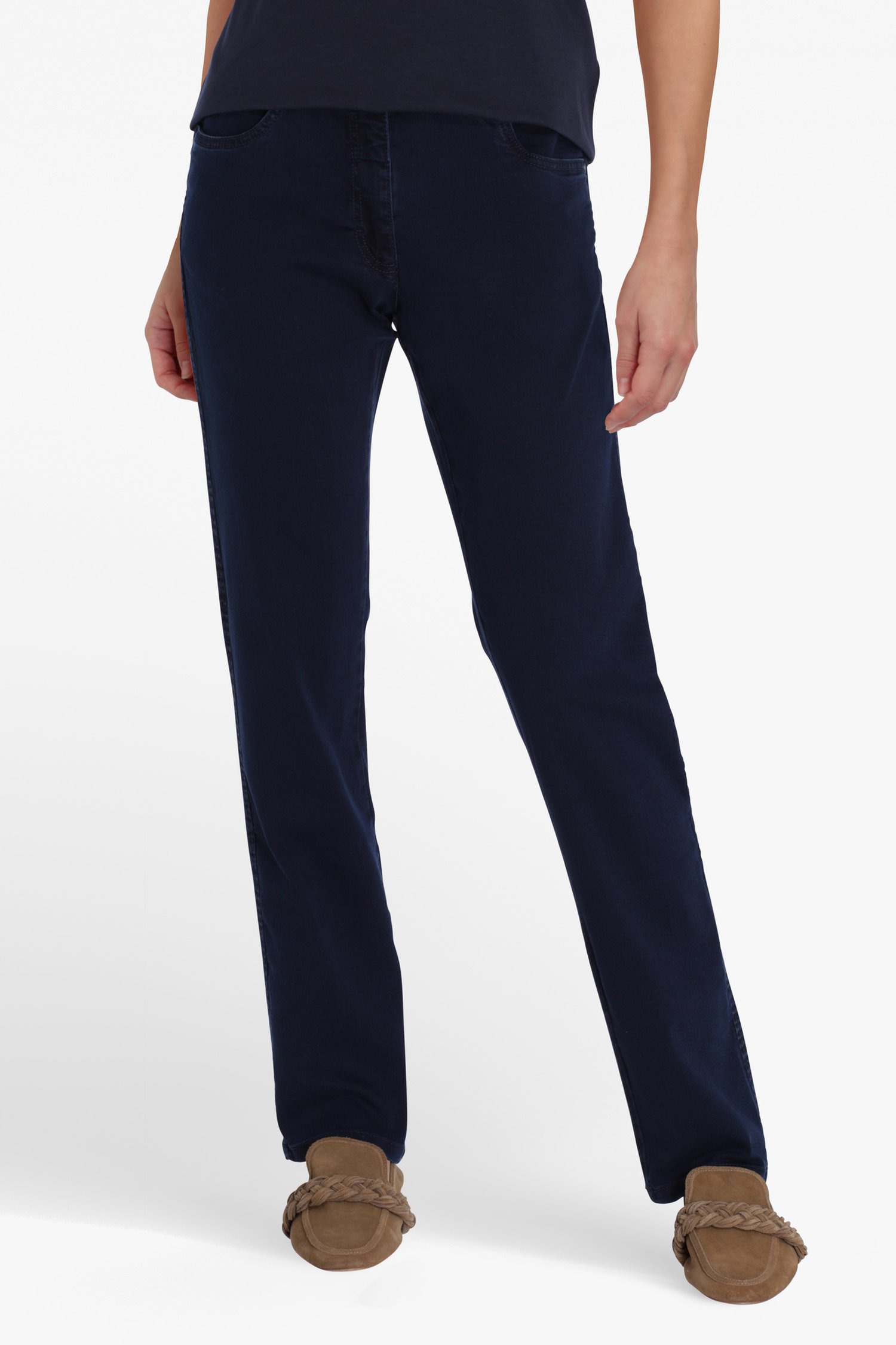 Blauwe jeans met hoge taille - slim fit - L30 van Bicalla voor Dames