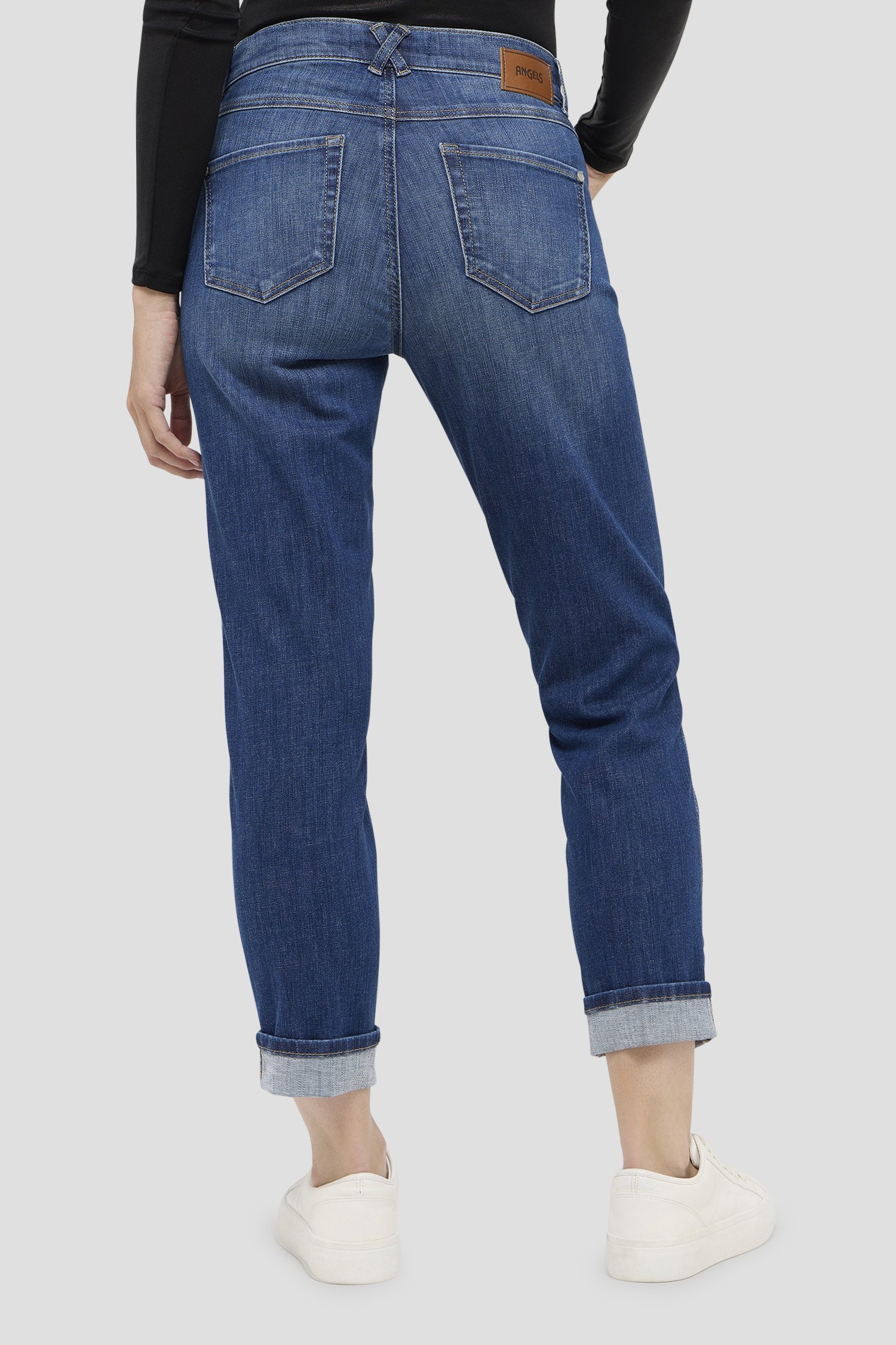 Blauwe jeans - Straight fit - 7/8 lengte van Angels voor Dames