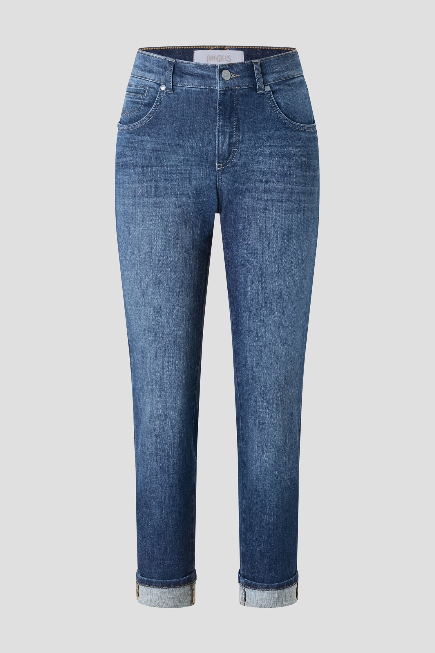 Blauwe jeans - Straight fit - 7/8 lengte van Angels voor Dames