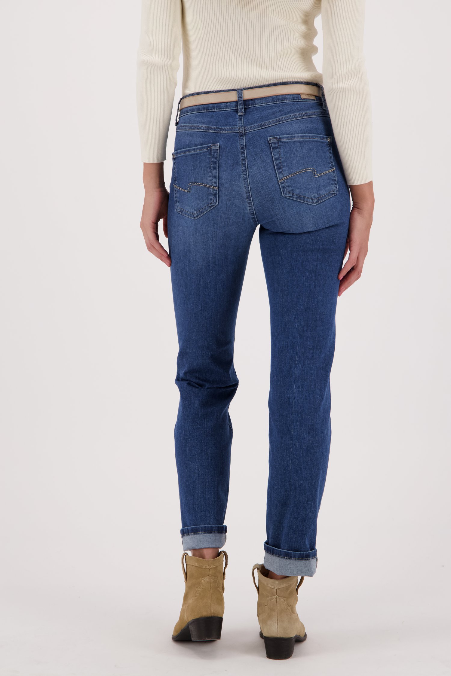 Blauwe jeans - straight fit van Angels voor Dames