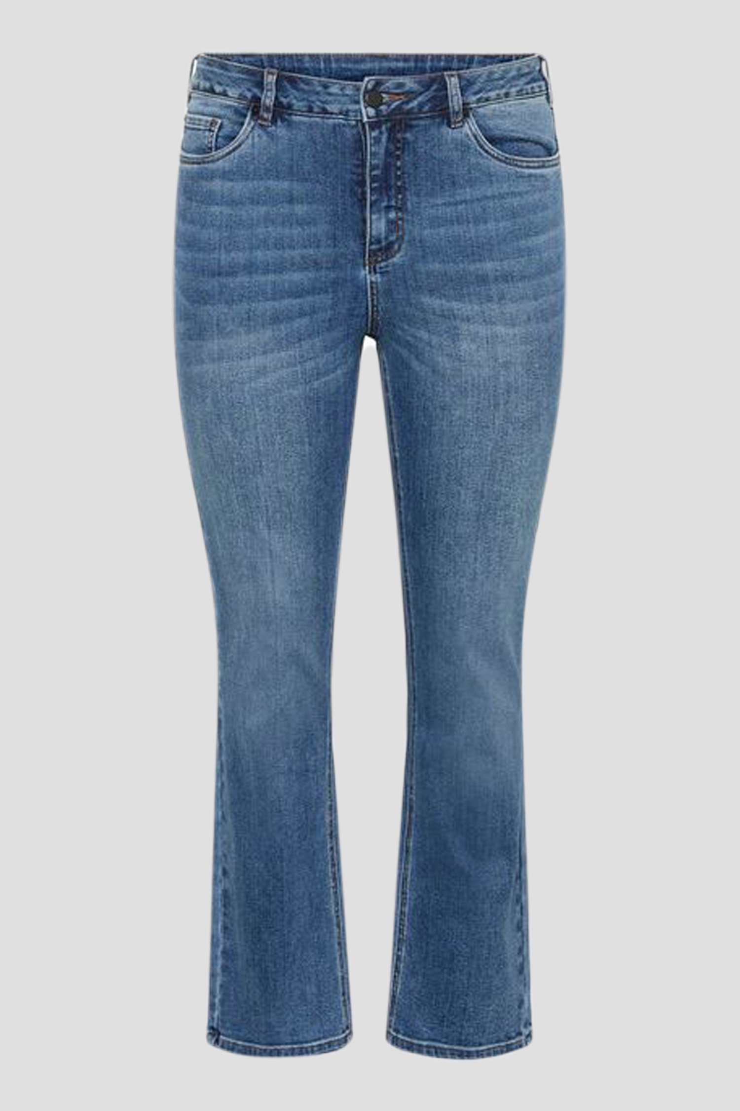 Productfoto 1 van Blauwe jeans - Straight fit door Kaffe Curve voor Dames