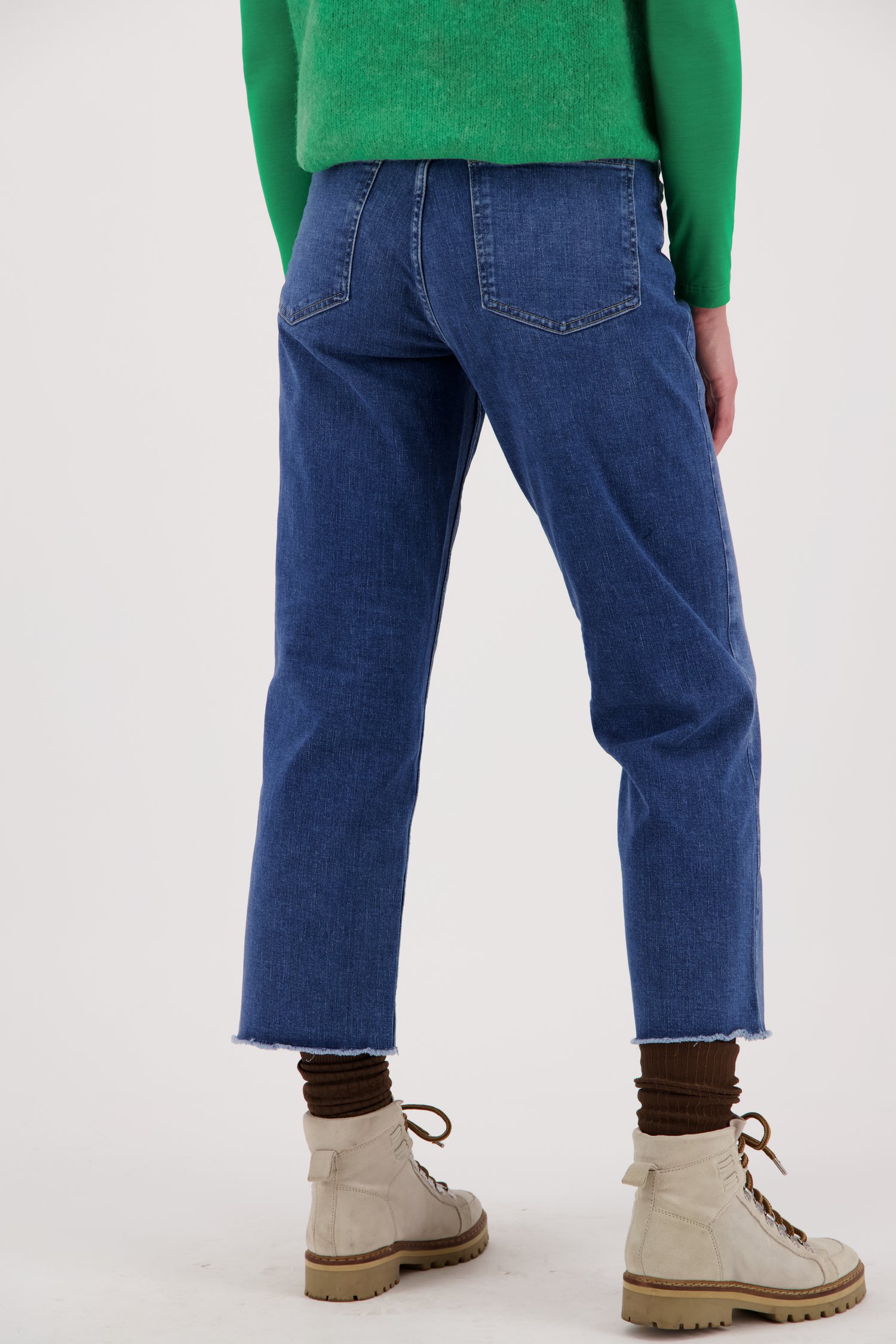 Blauwe jeans - straight fit van Opus voor Dames