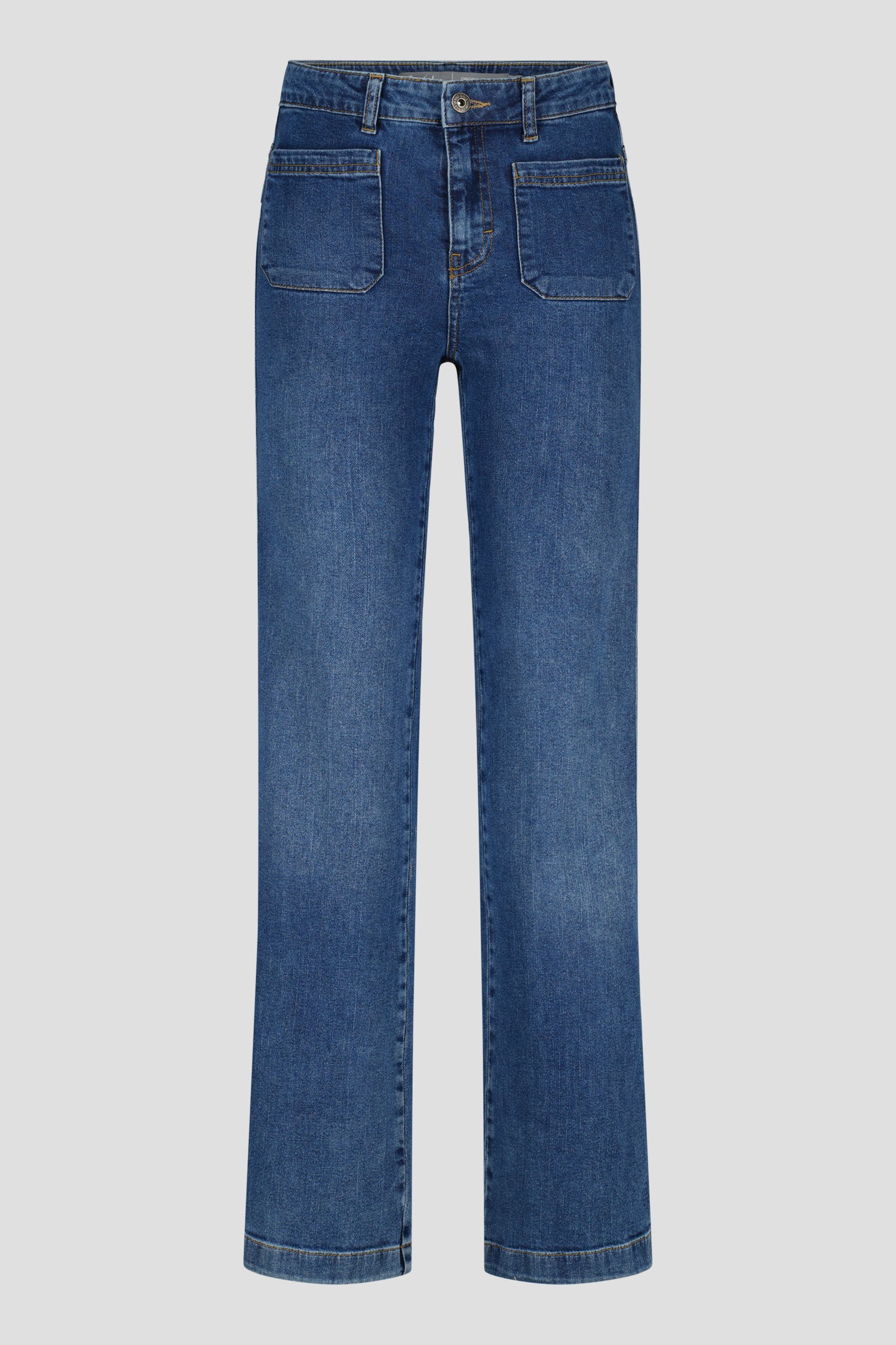 Blauwe jeans - Wide leg fit van Geisha voor Dames