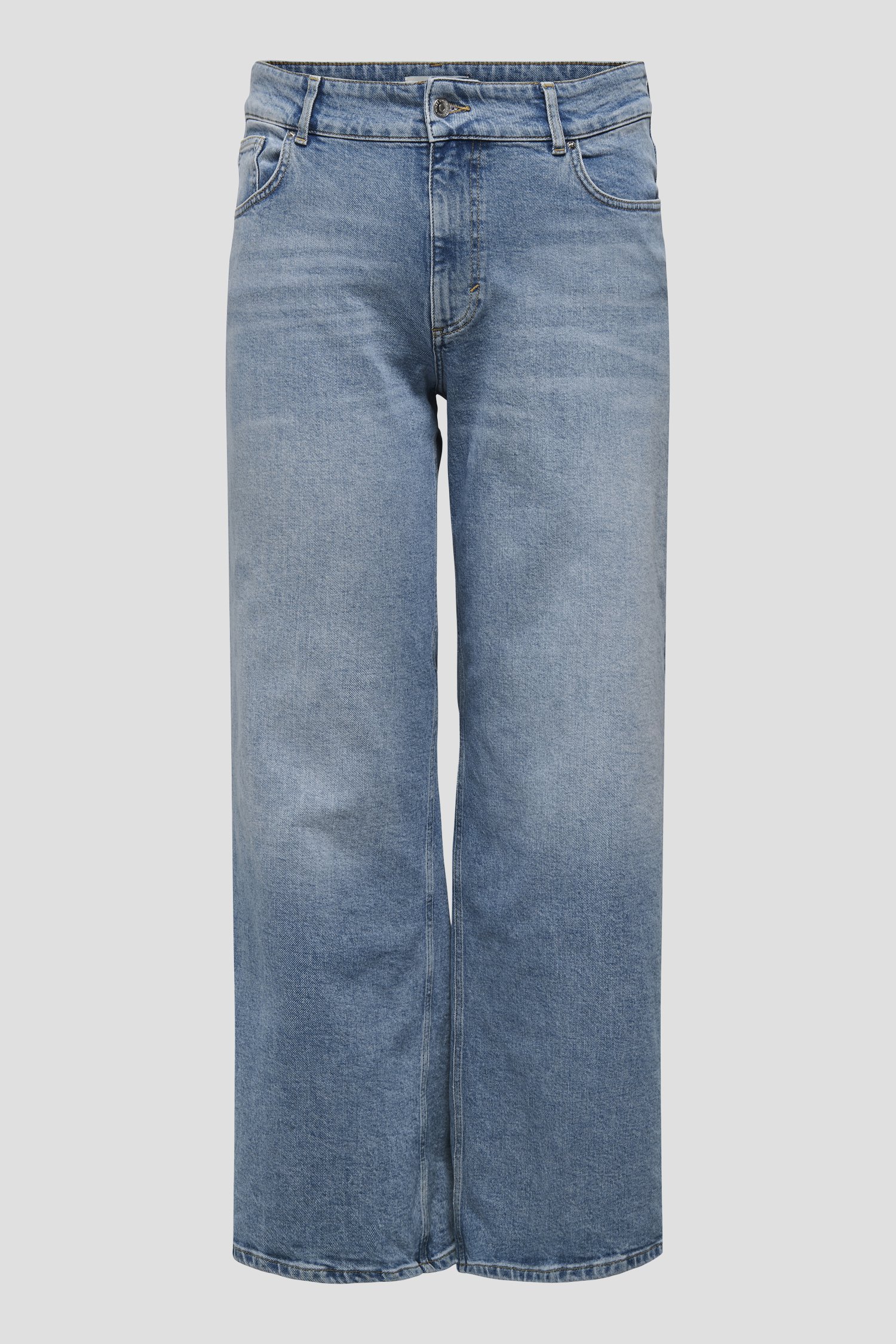 Productfoto 1 van Blauwe jeans - Wide leg fit door ONLY Carmakoma voor Dames