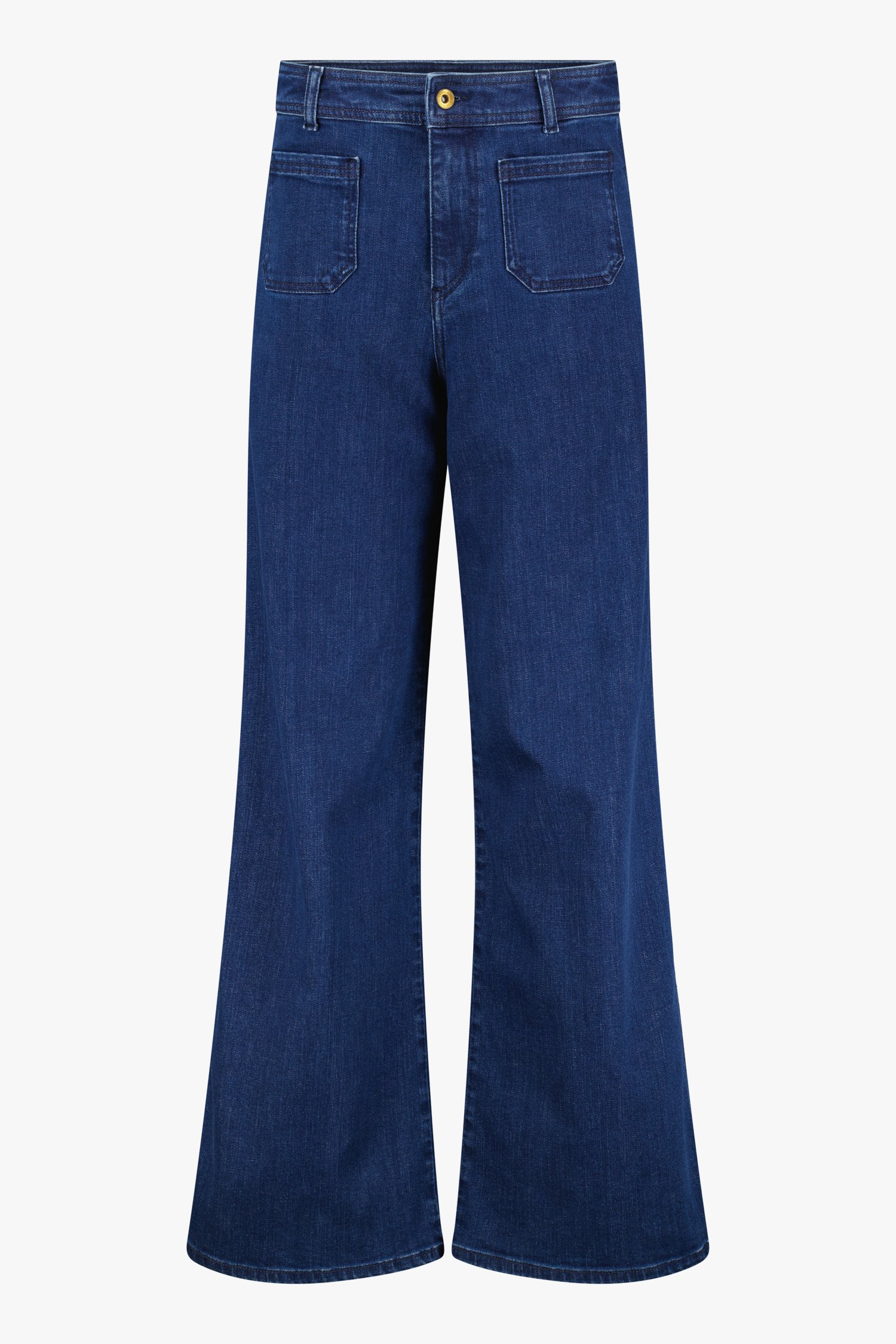 Blauwe jeans - wide leg  van Liberty Island Denim voor Dames