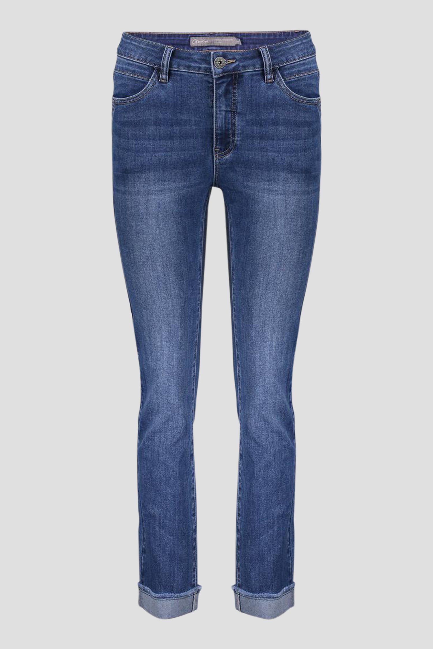 Productfoto 1 van Blauwe jeansbroek - straight fit door Geisha voor Dames