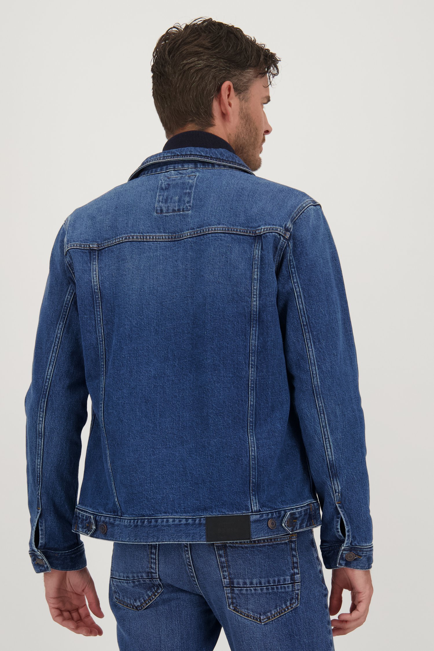 Blauwe jeansvest van Liberty Island Denim voor Heren