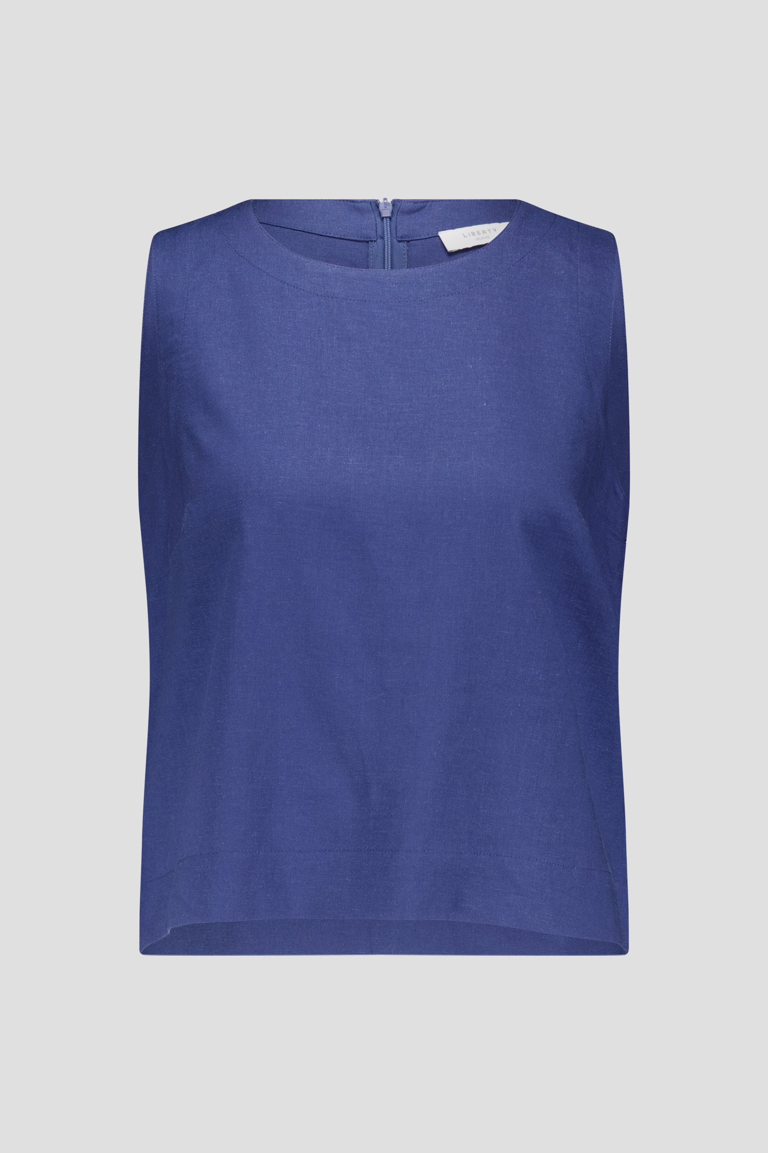 Blauwe mouwloze top met ronde hals van Liberty Island voor Dames