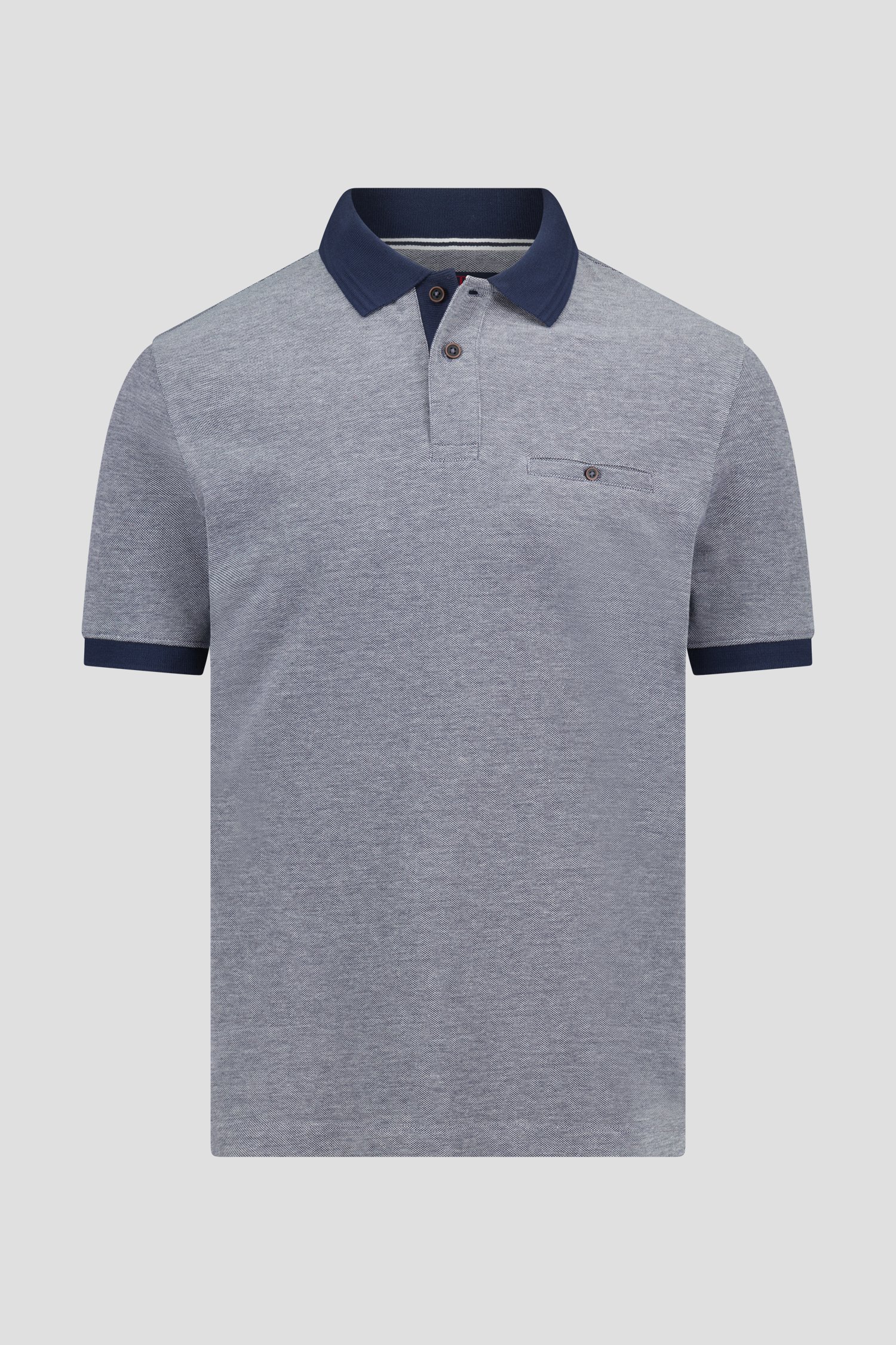 Blauwe polo van Dansaert Blue voor Heren