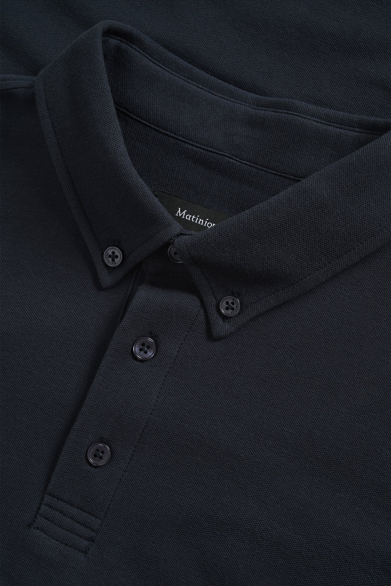 Productfoto 2 van Blauwe polo met korte mouwen  door Matinique voor Heren
