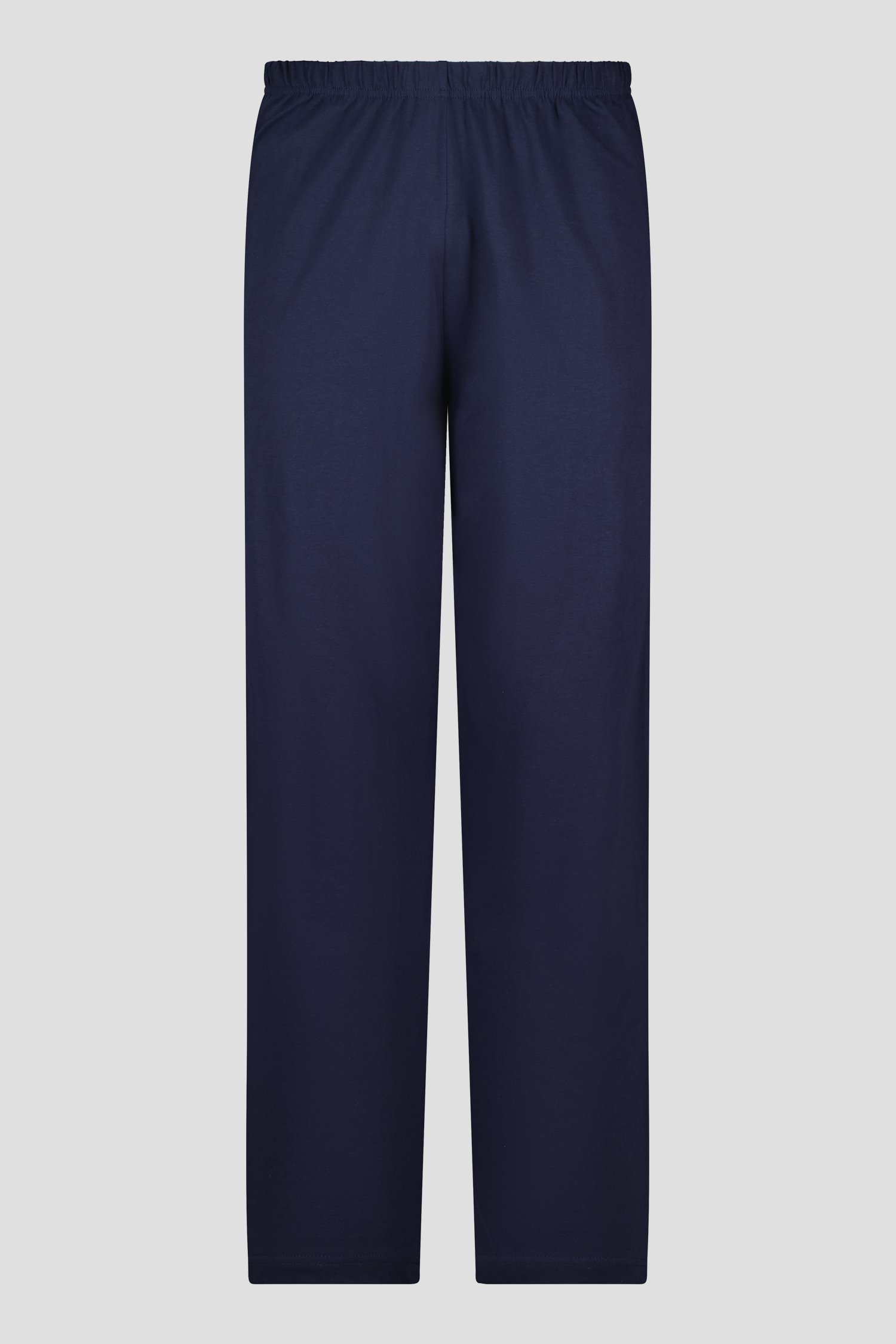Blauwe pyjamaset met geruit hemd van Götzburg voor Heren
