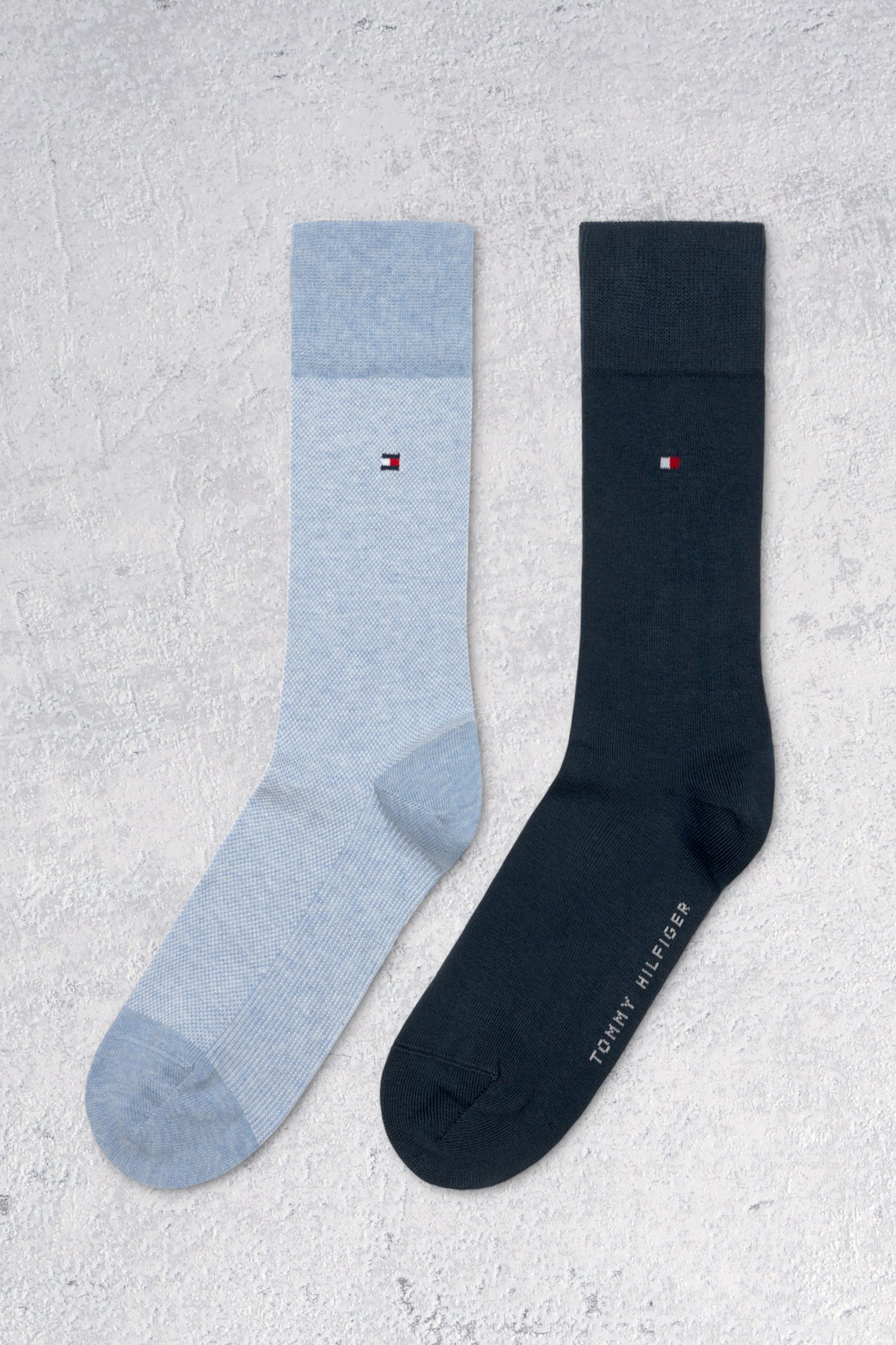 Productfoto 1 van Blauwe sokken - 2 paar door Tommy Hilfiger voor Heren