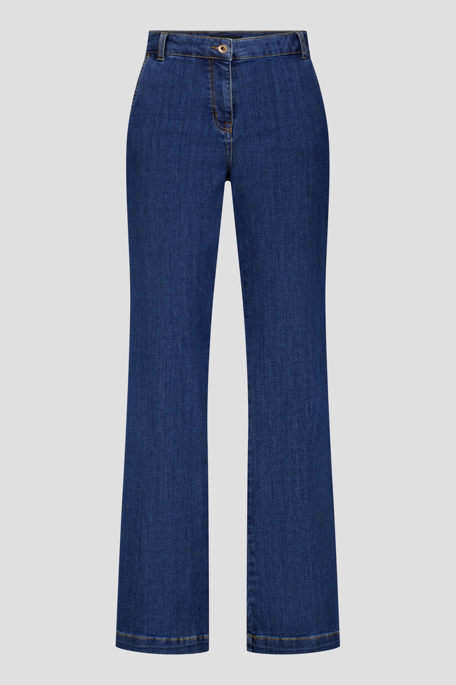 Productfoto 1 van Blauwe straight fit jeans door Claude Arielle voor Dames