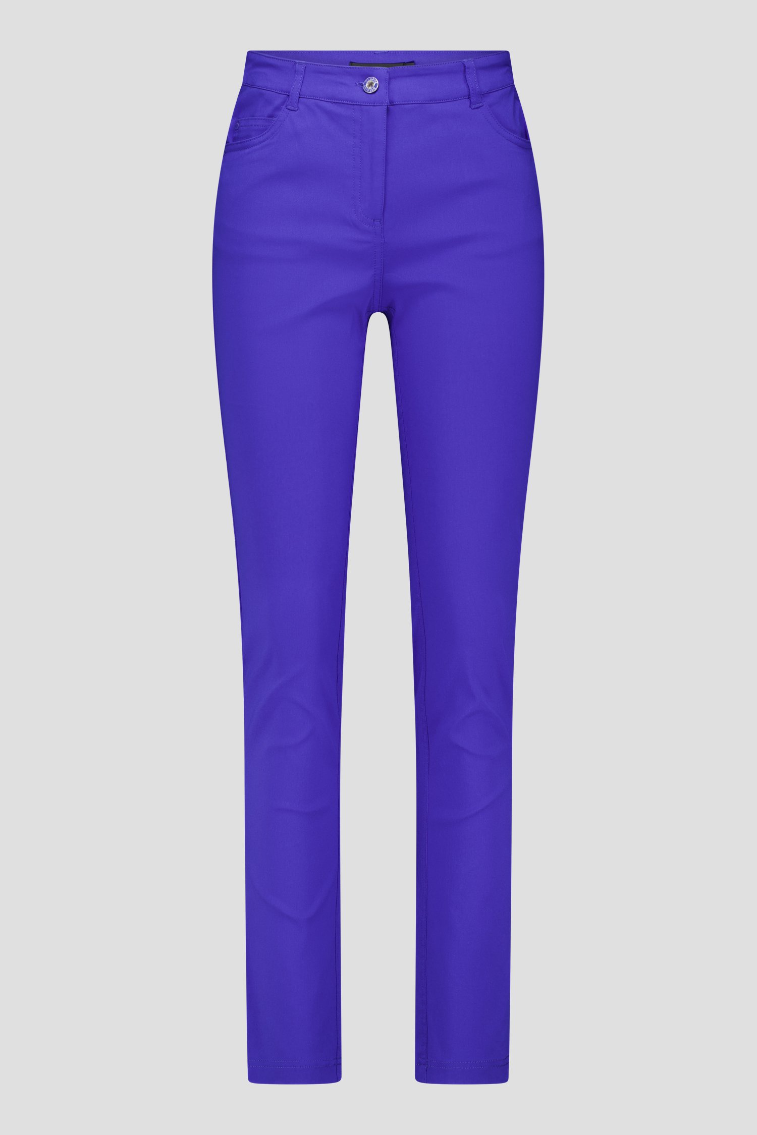 Blauwe stretchbroek van Claude Arielle voor Dames