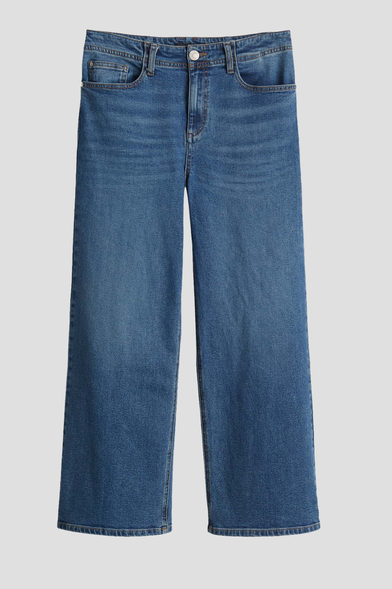 Productfoto 1 van Blauwe wijde jeans  door Opus voor Dames