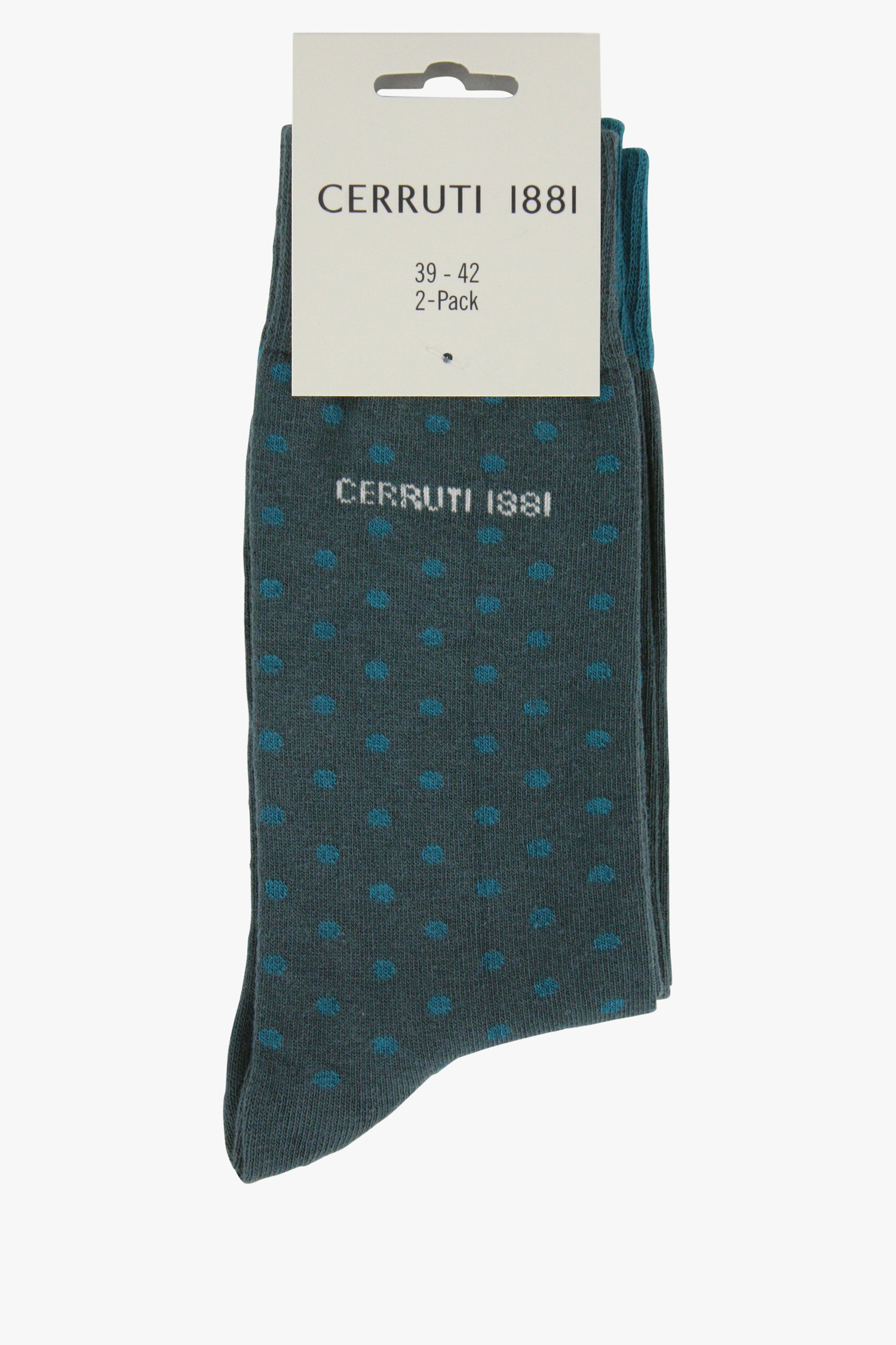 Blauwgroene sokken - 2 pack van Cerruti 1881 voor Heren