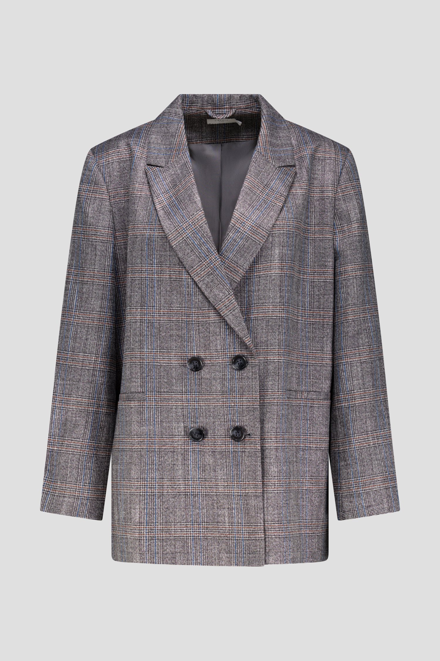 Photo produit 1 de Blazer à carreaux gris – Taille unique de Liberty Island pour Femmes
