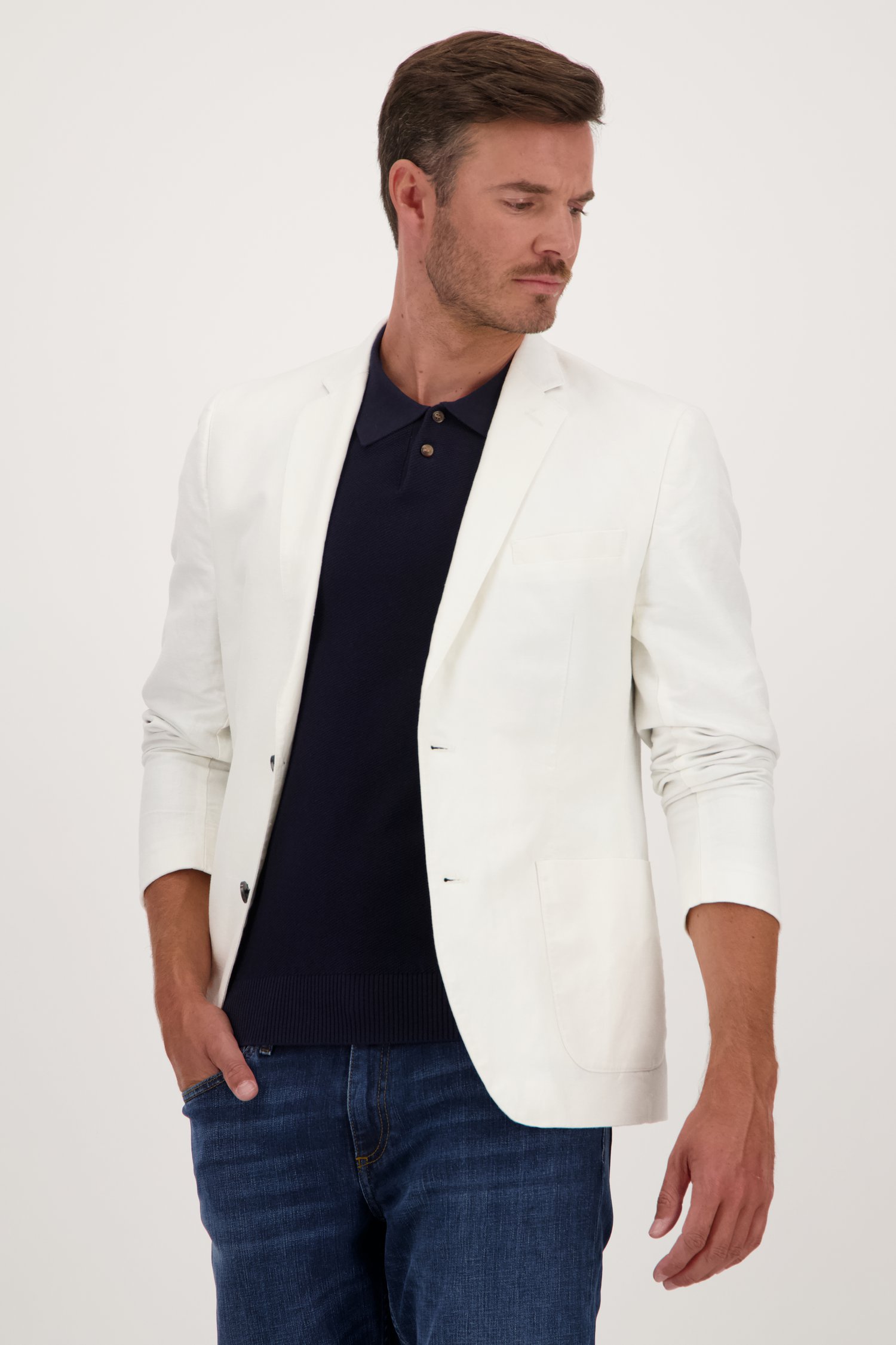 Blazer blanc - Slim fit de Upper East pour Hommes