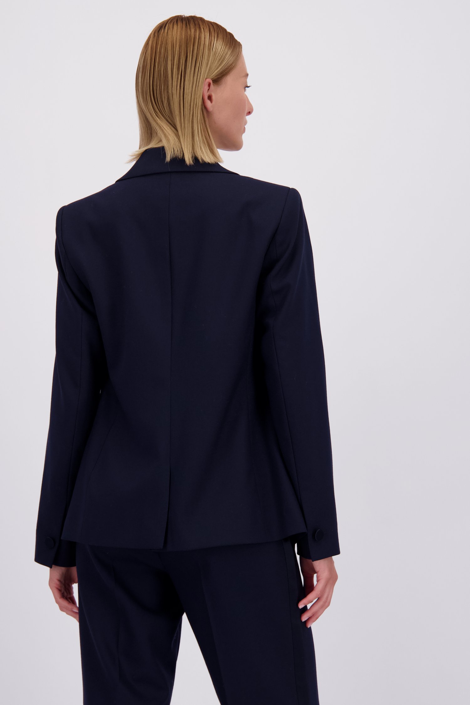 Le dos de Blazer bleu  de D'Auvry Studio pour Femmes