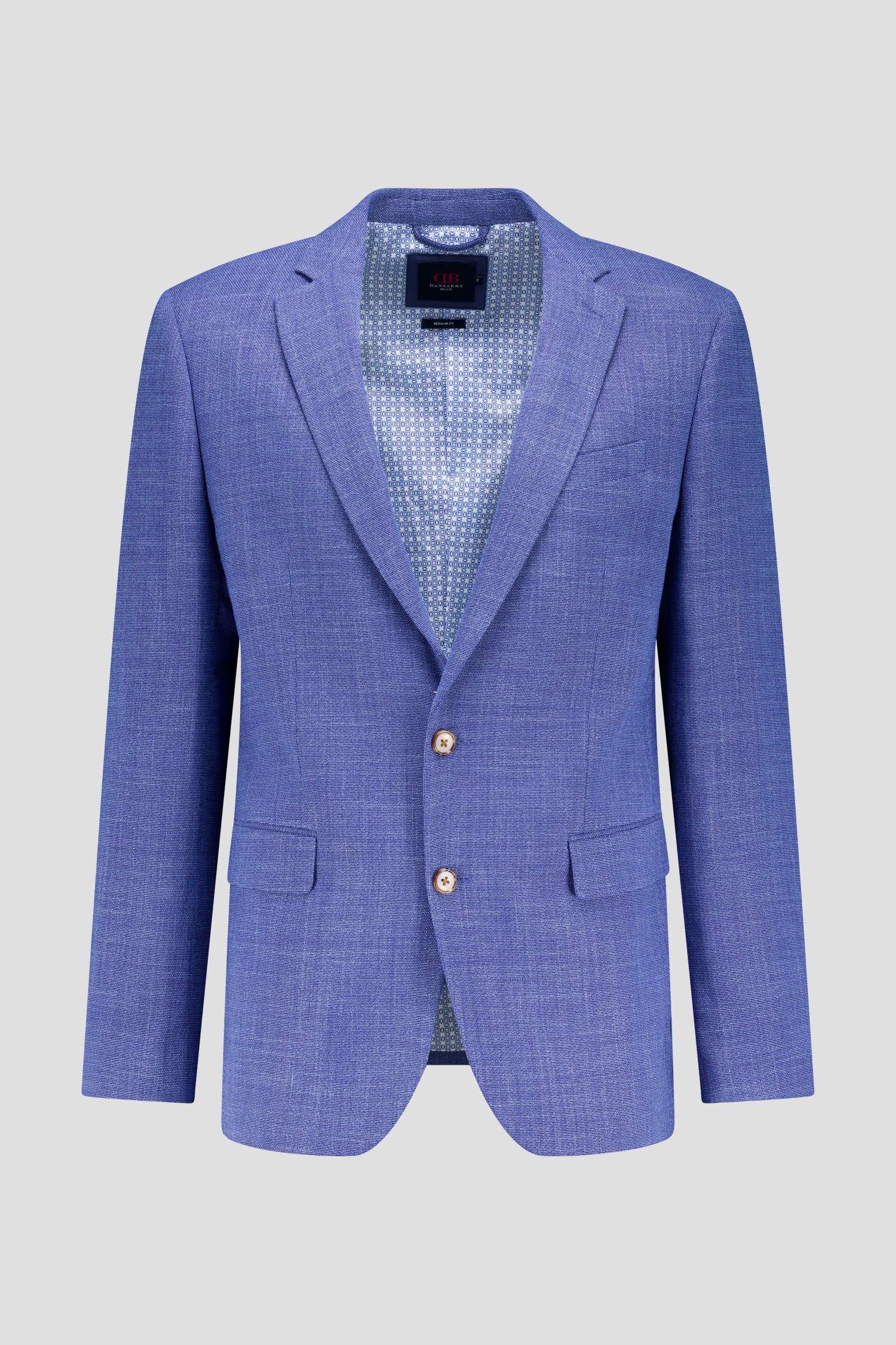 Blazer bleu mélangé - regular fit de Dansaert Blue pour Hommes