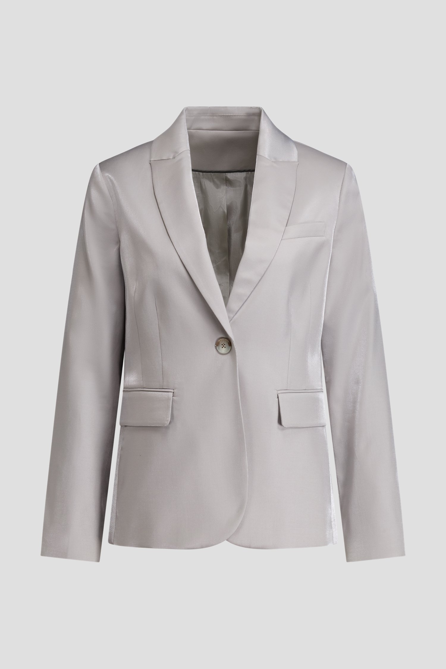 Photo produit 1 de Blazer gris argenté de D'Auvry Studio pour Femmes