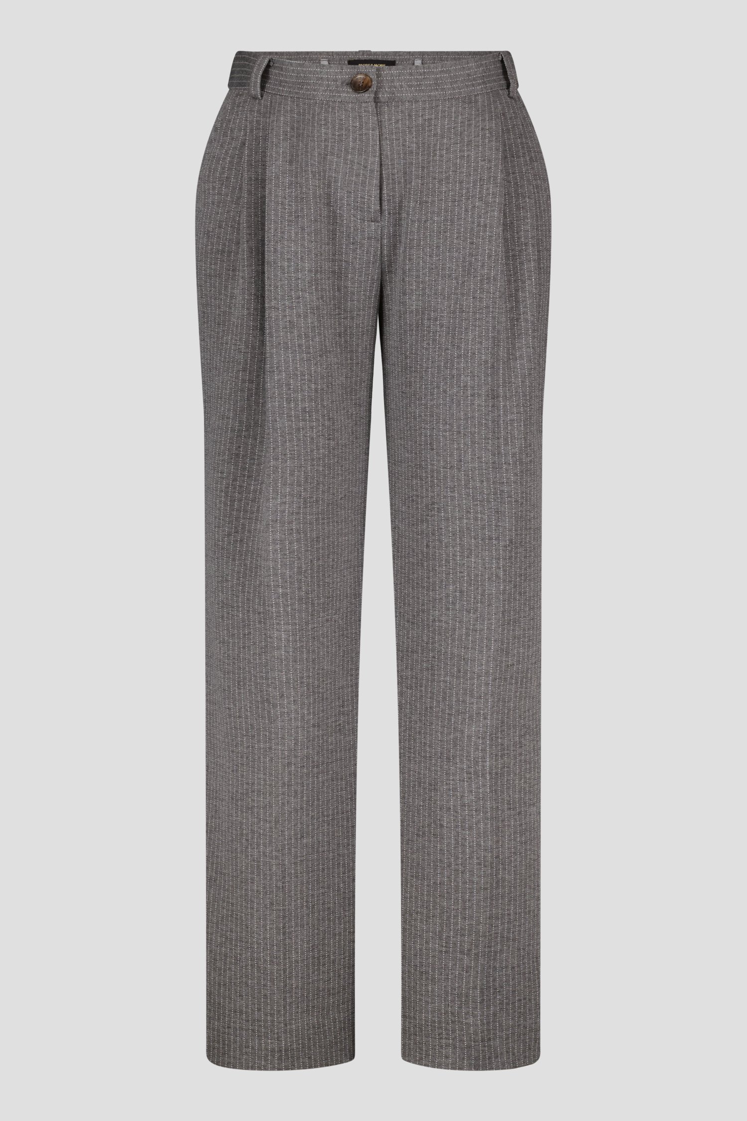 Blazer gris clair à rayures de More & More pour Femmes