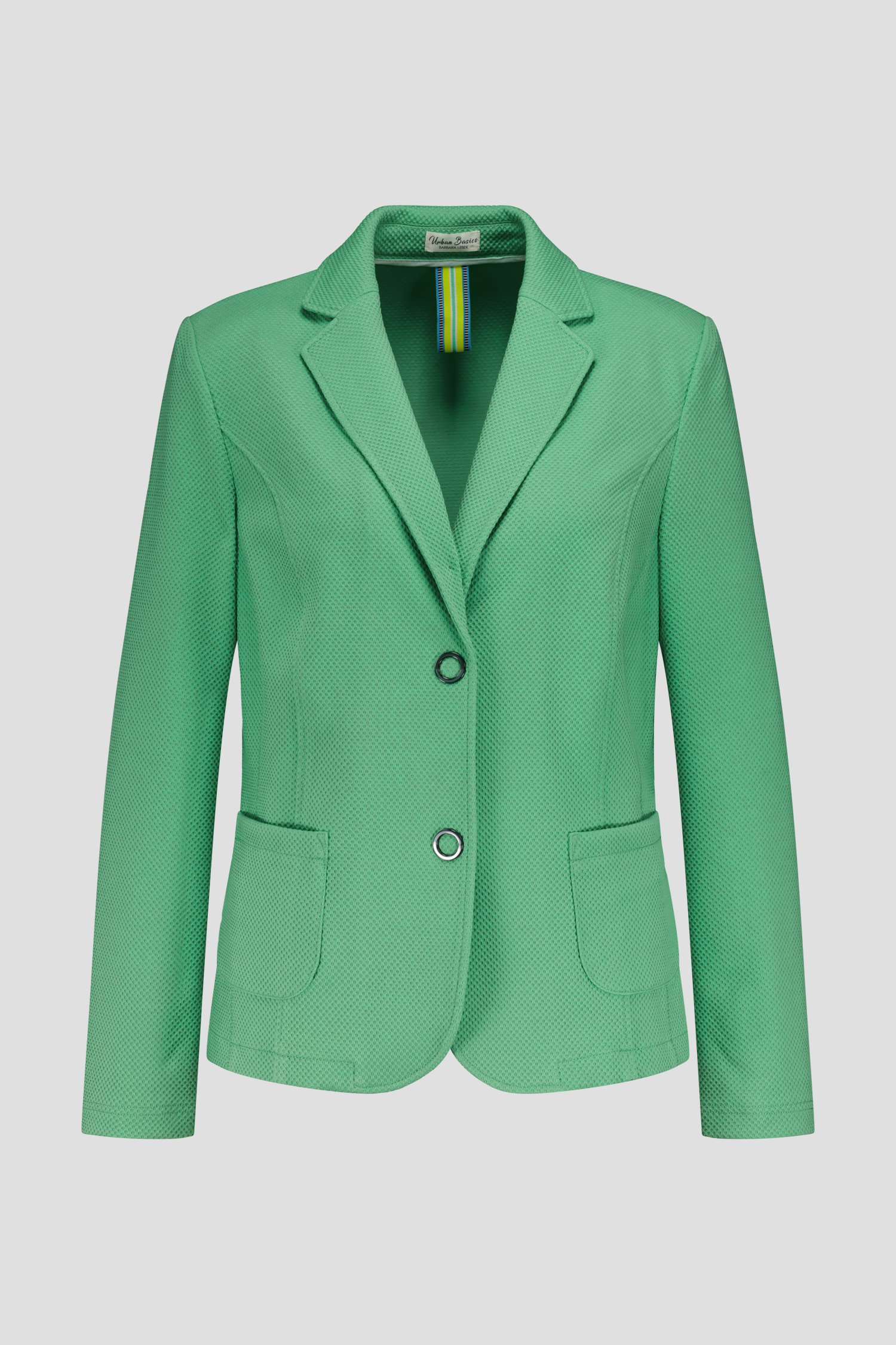 Blazer vert avec structure gaufrée de Barbara Lebek pour Femmes