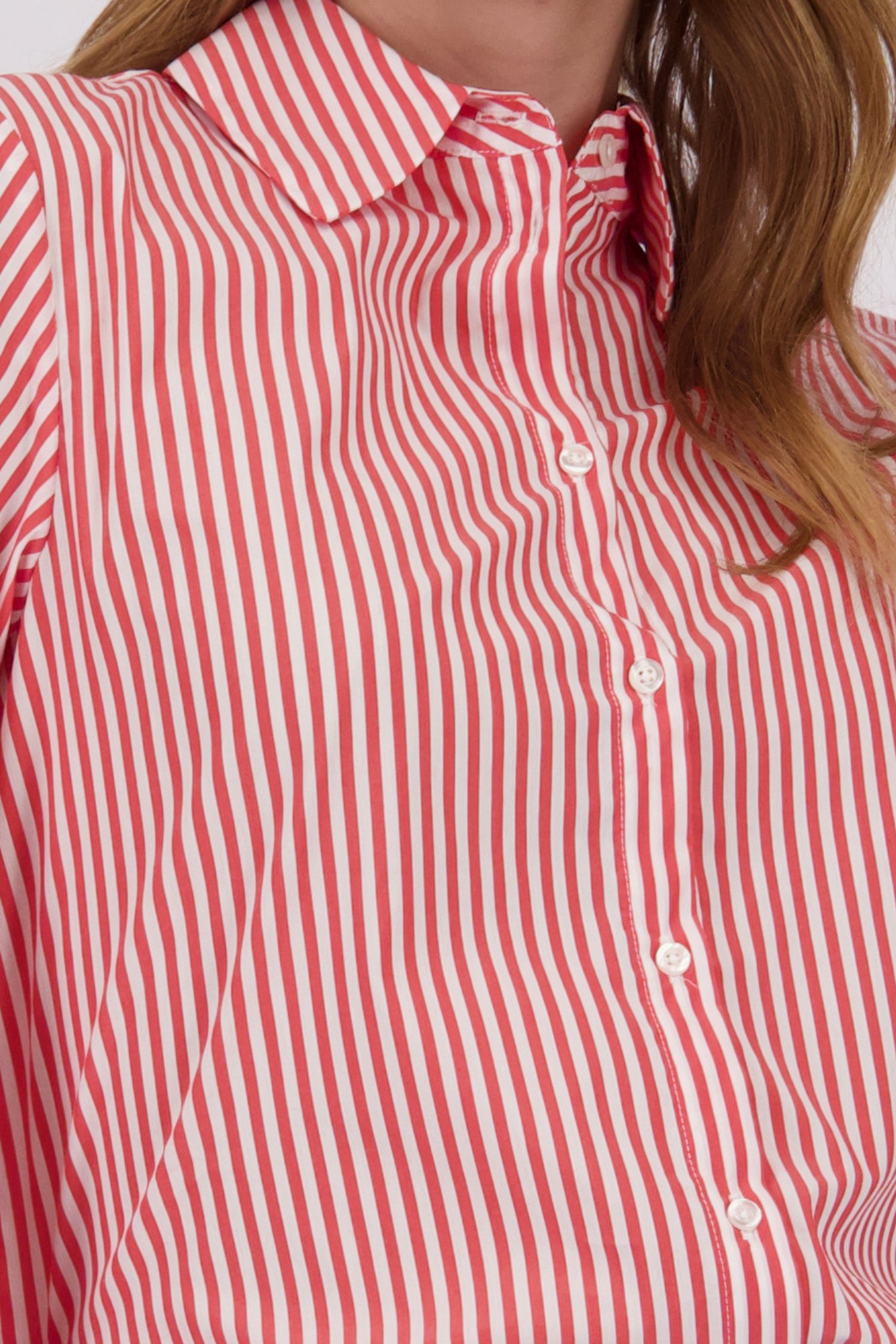 Blouse à rayures rouges et blanches de More & More pour Femmes