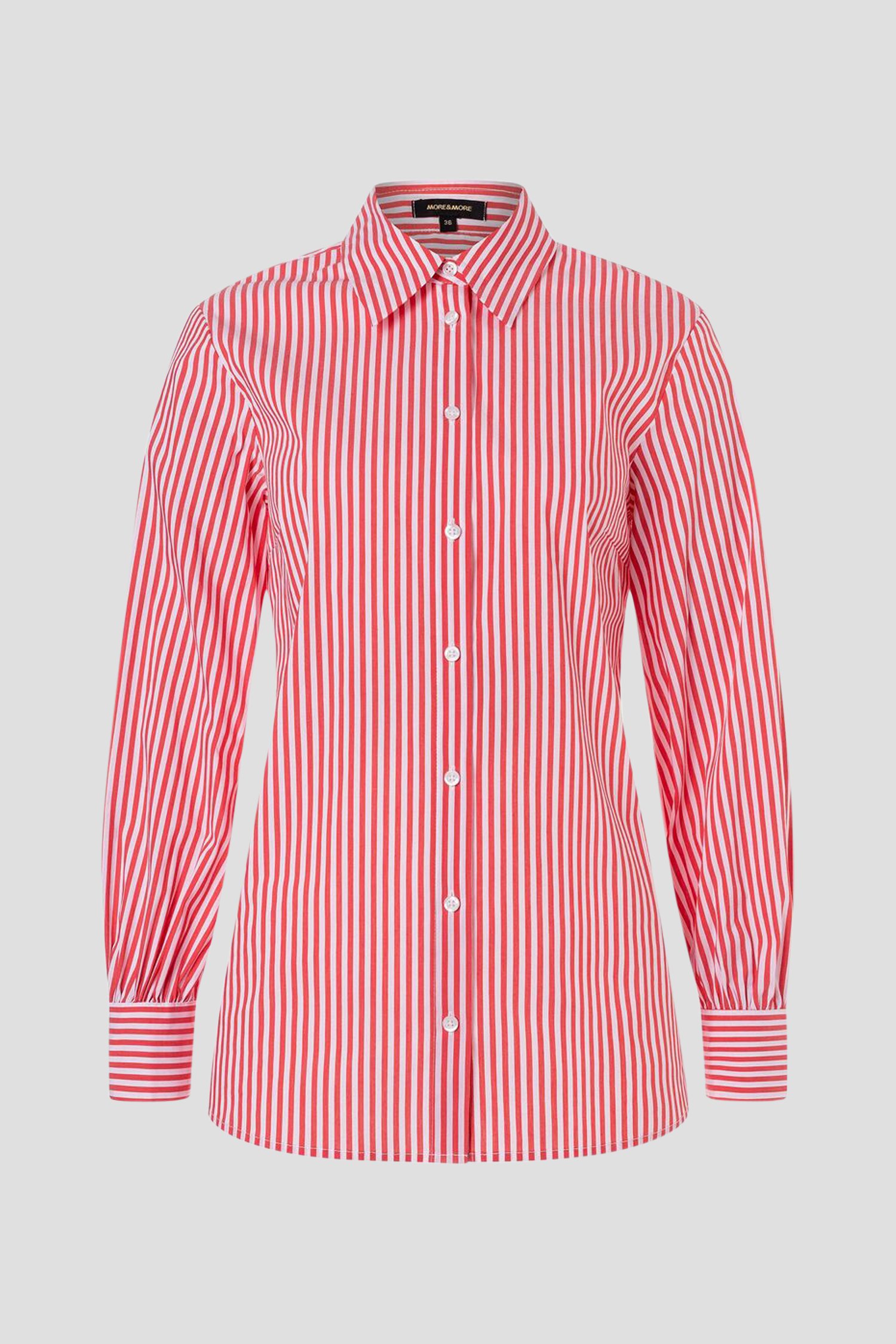 Blouse à rayures rouges et blanches de More & More pour Femmes