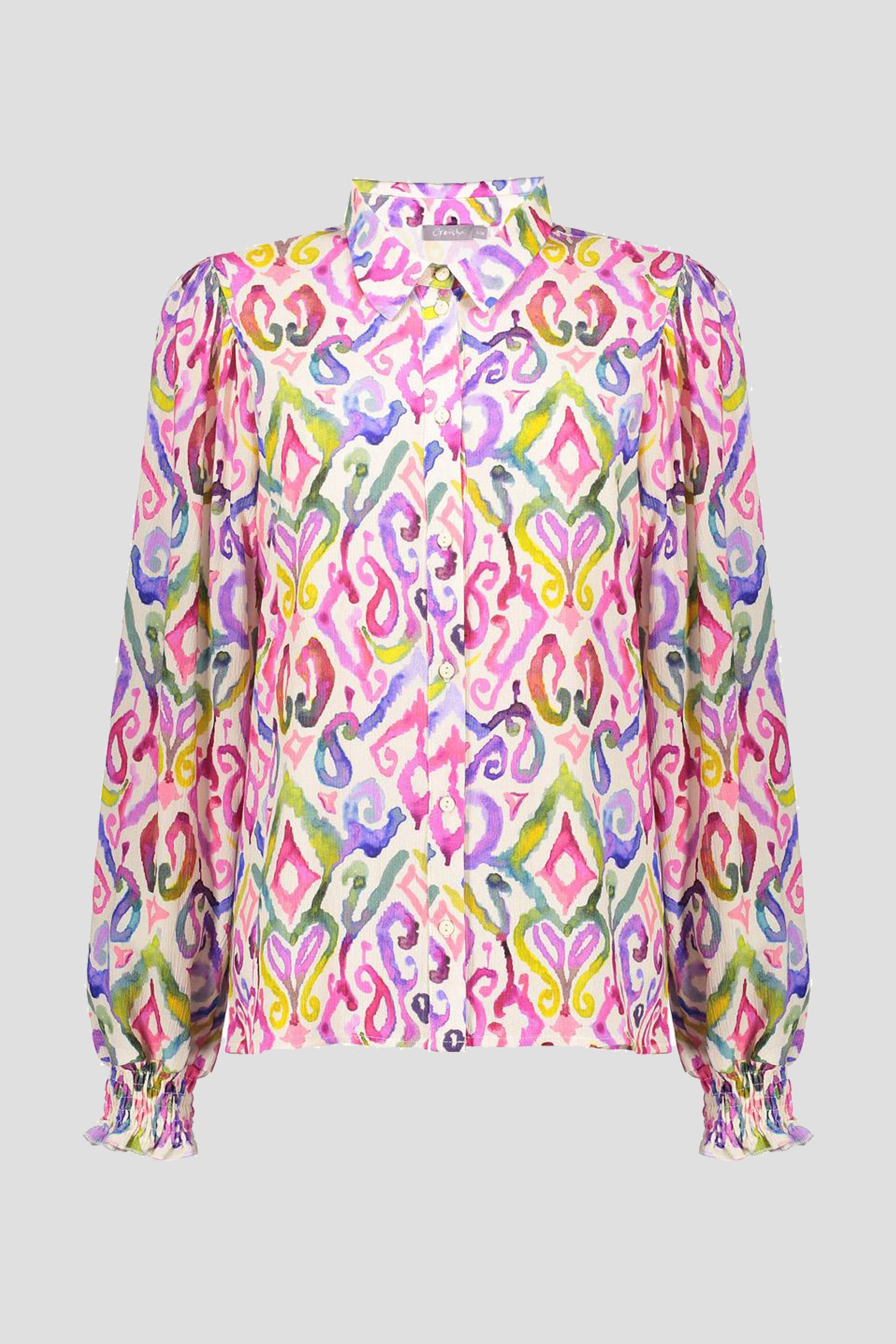 Blouse avec imprimé aquarelle coloré de Geisha pour Femmes