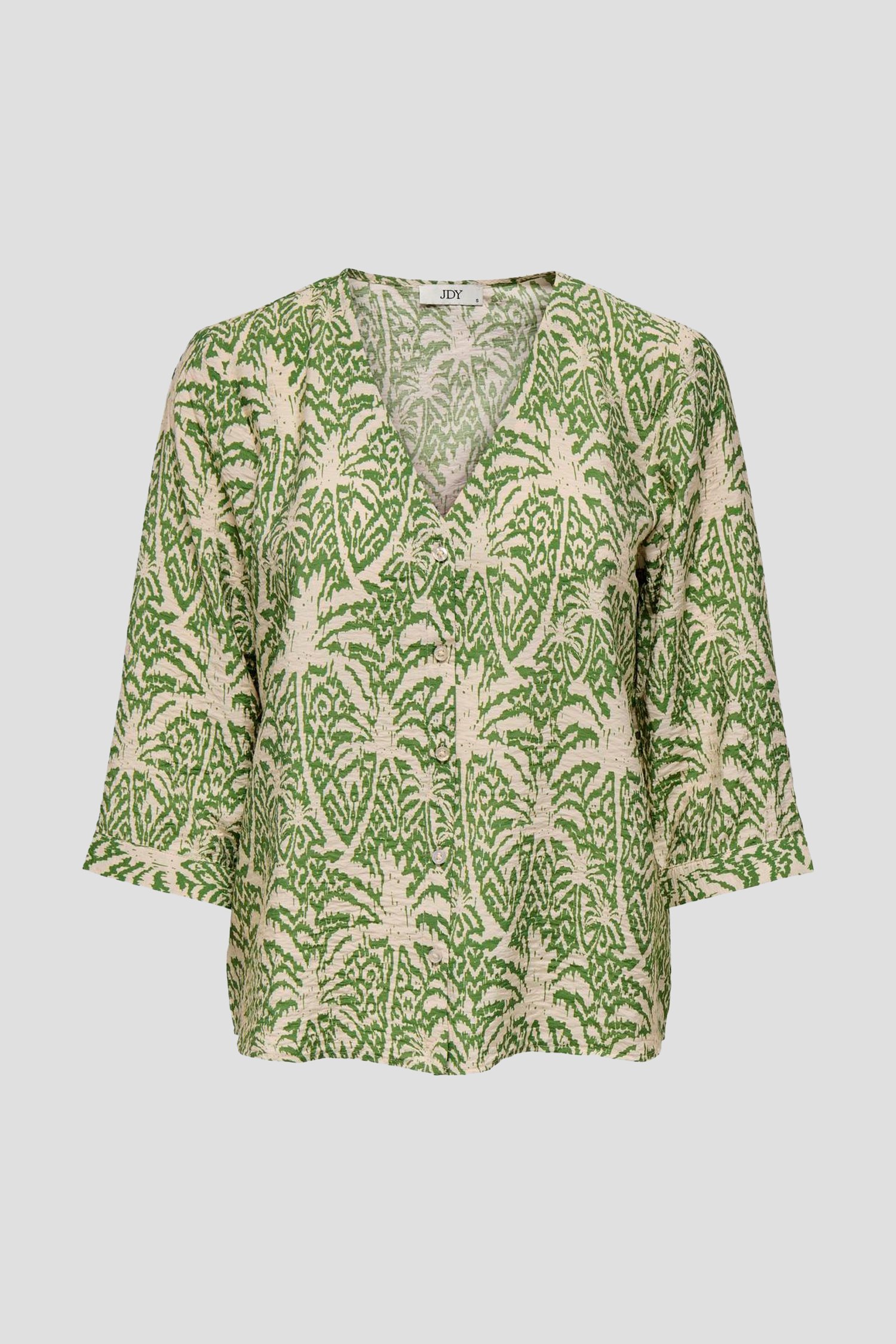 Blouse beige clair à imprimé vert de JDY pour Femmes
