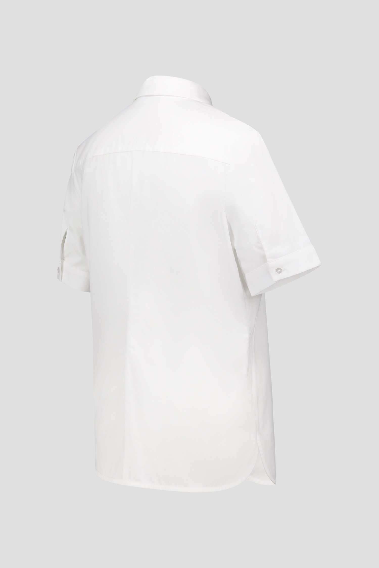 Blouse blanche à manches courtes de D'Auvry pour Femmes