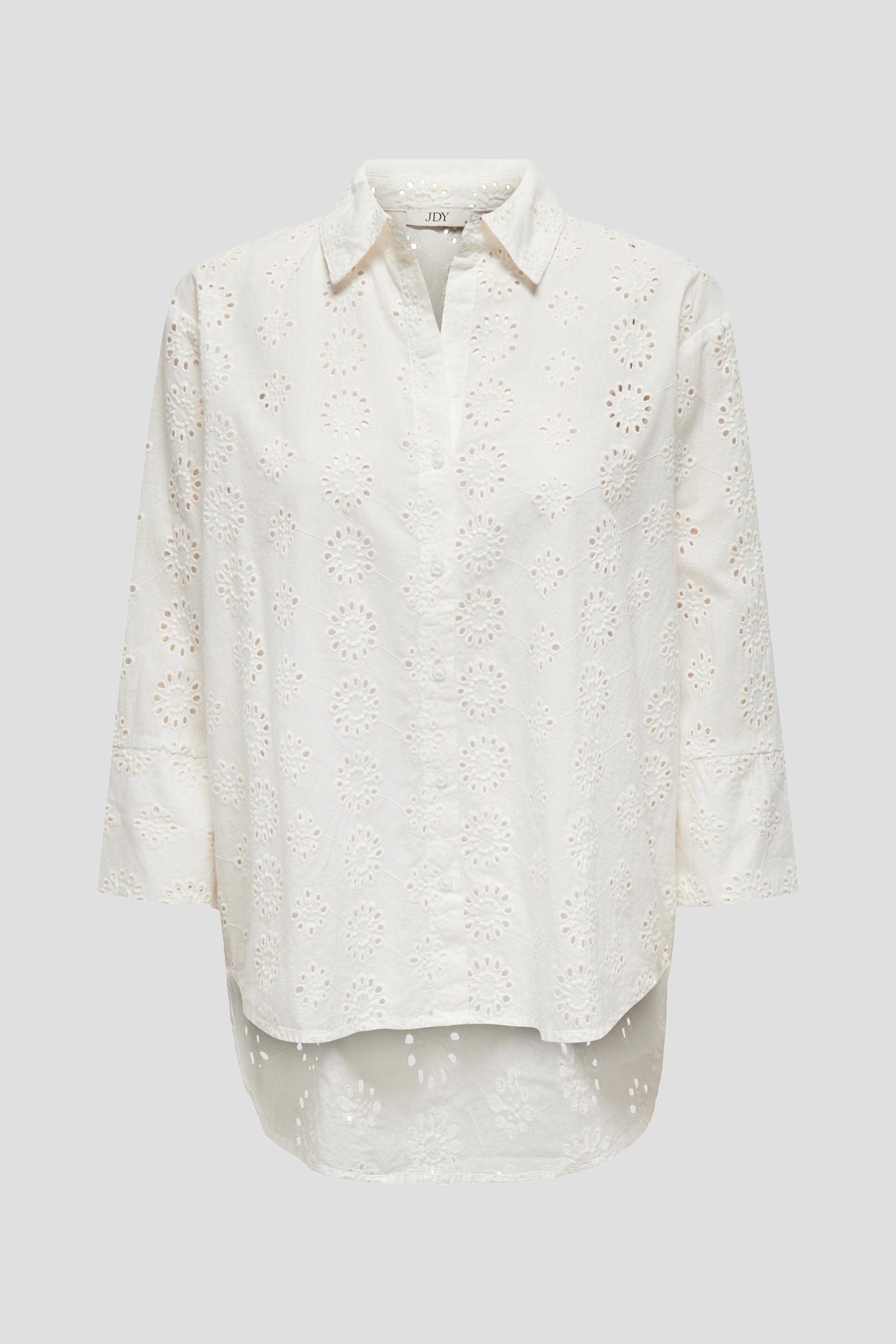 Blouse blanche avec motif ajouré floral de JDY pour Femmes