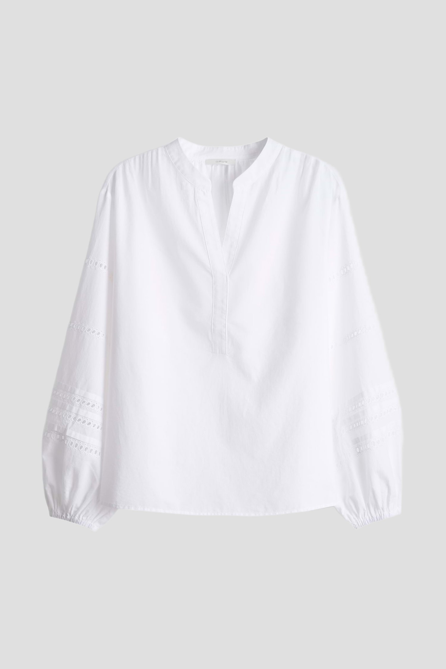 Photo produit 1 de Blouse blanche en broderie anglaise de Opus pour Femmes