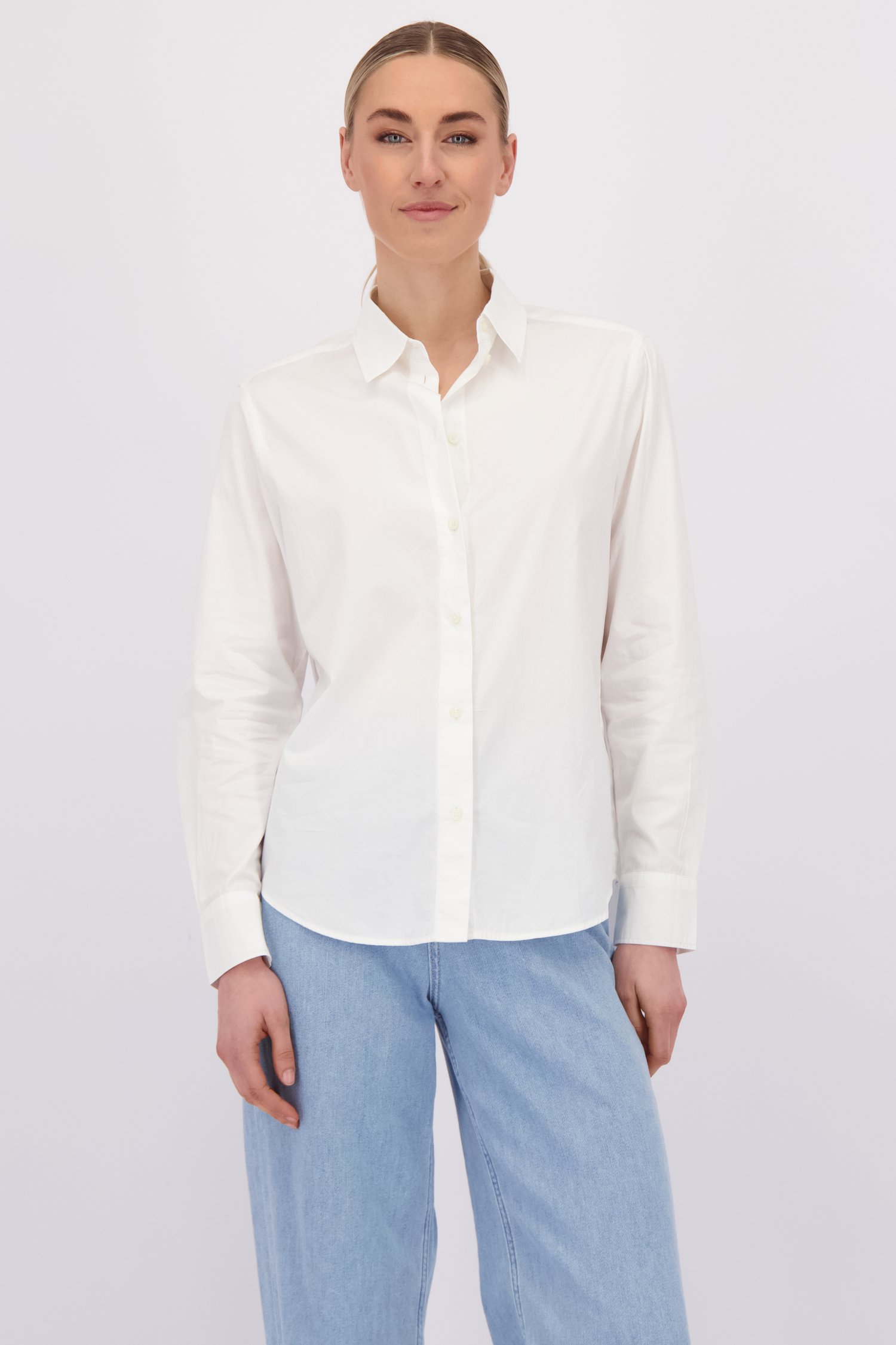 Le devant de Blouse blanche de Marc O'Polo pour Femmes