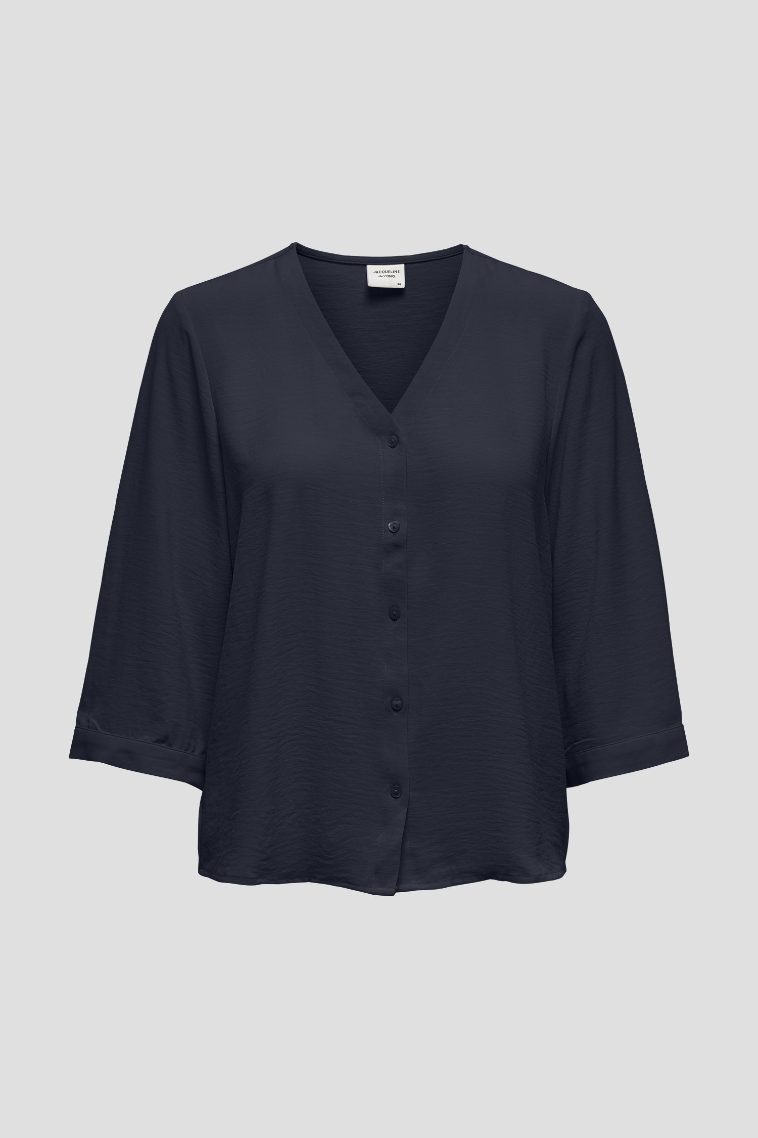 Blouse bleu foncé avec col en V de JDY pour Femmes